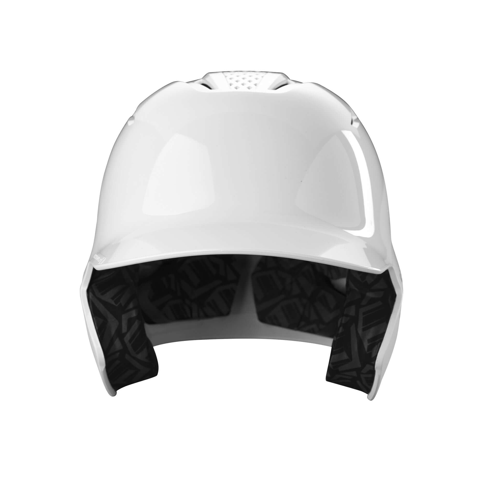 Evoshield XVT 2.0 Glossy Batting Helmet Team White with dual-density padding