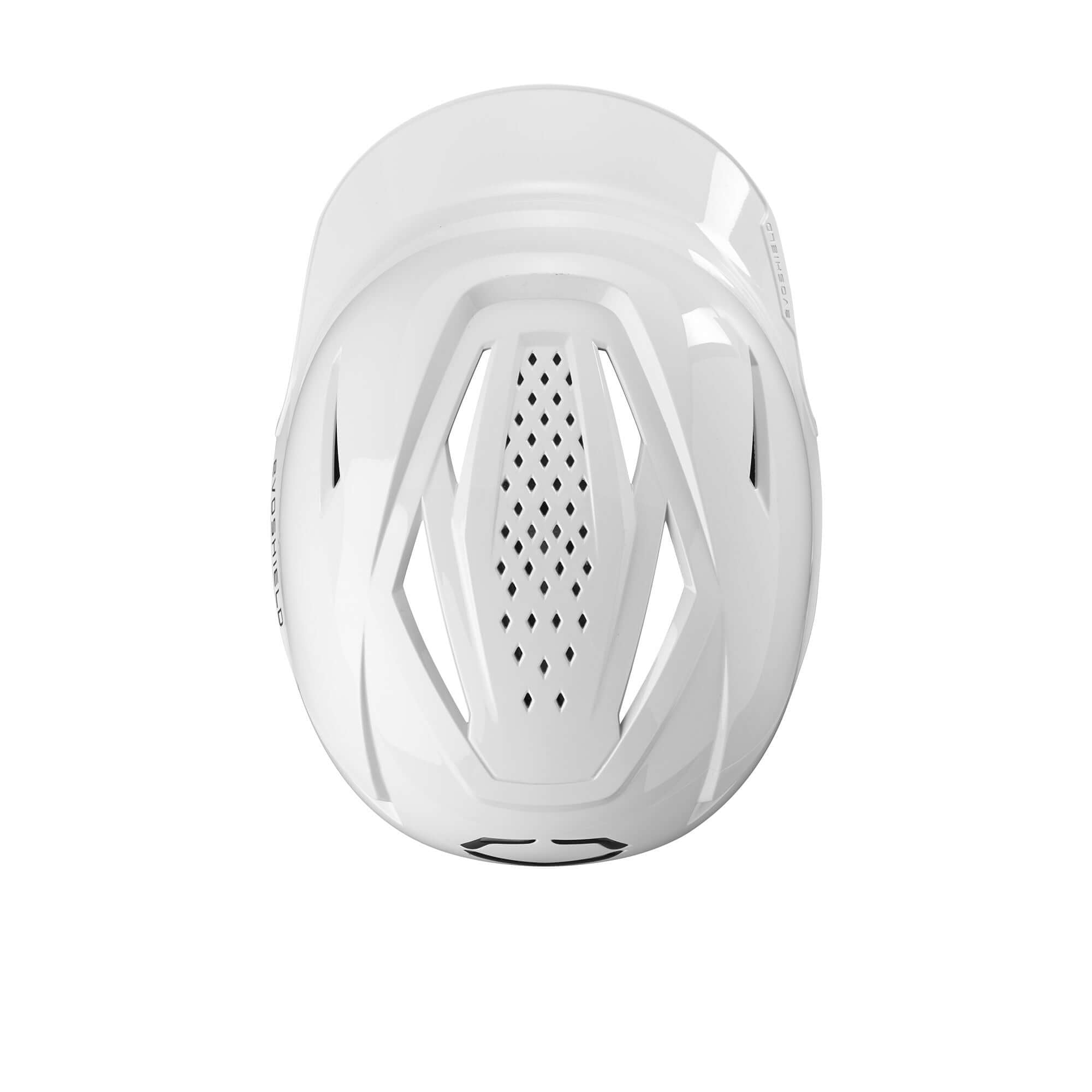 Evoshield XVT 2.0 Glossy Batting Helmet Team White with dual-density padding