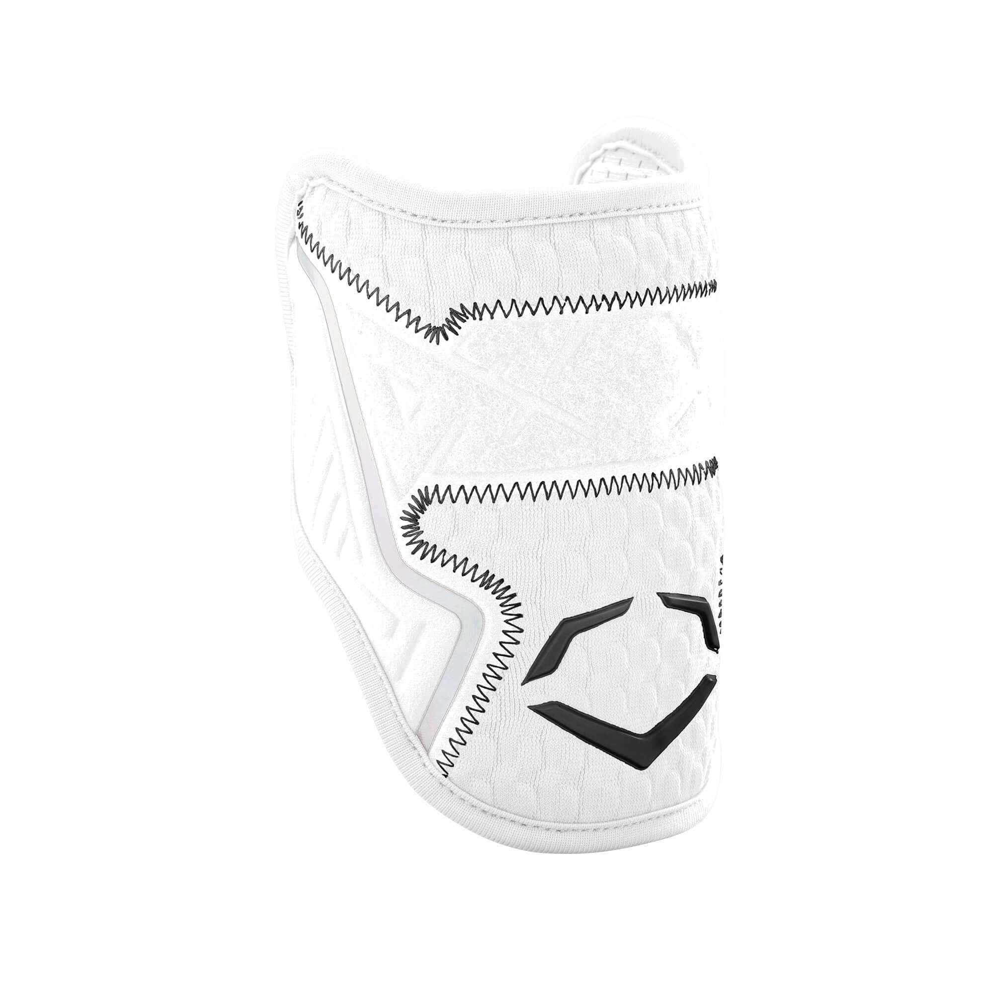 Evoshield Pro-SRZ 2.0 Batter's Elbow Guard White with Gel-to-Shell Technology for custom fit and maximum protection.