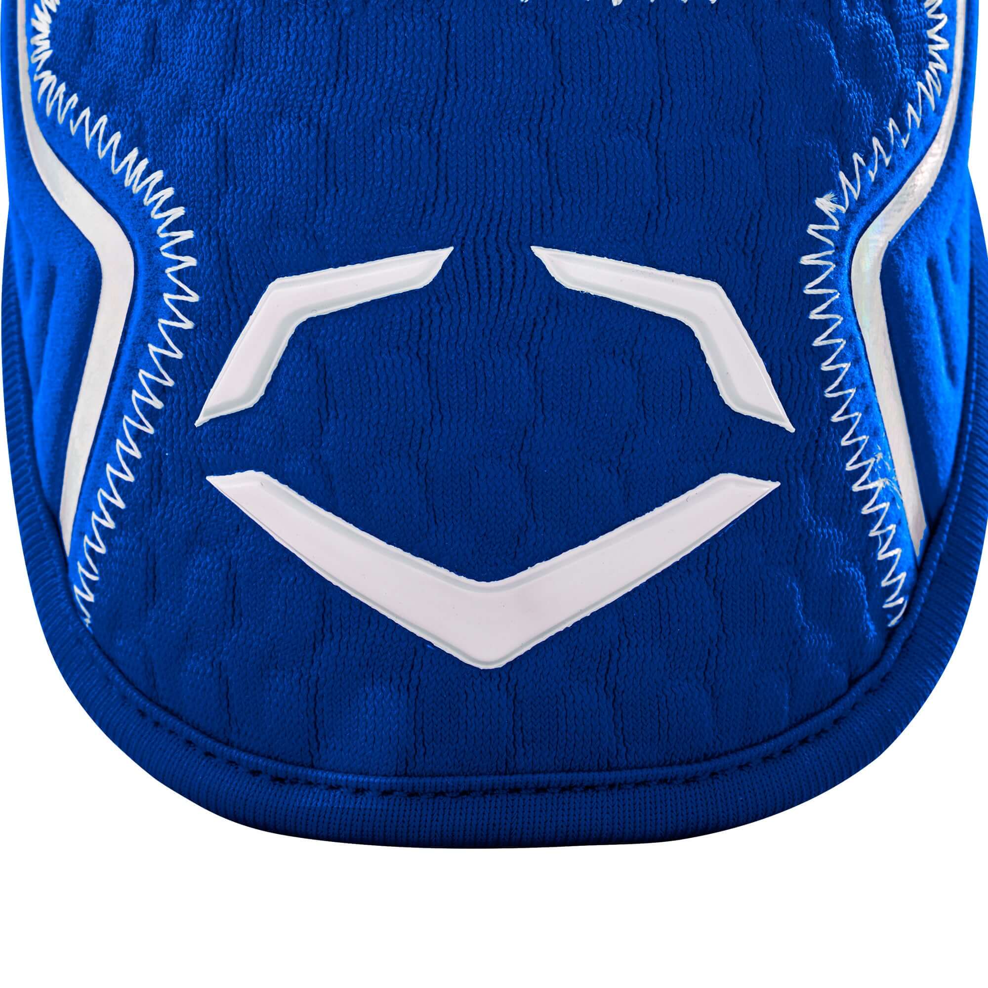 Royal blue Evoshield Pro-SRZ 2.0 Batter's Elbow Guard with Gel-to-Shell Technology for custom fit and protection.