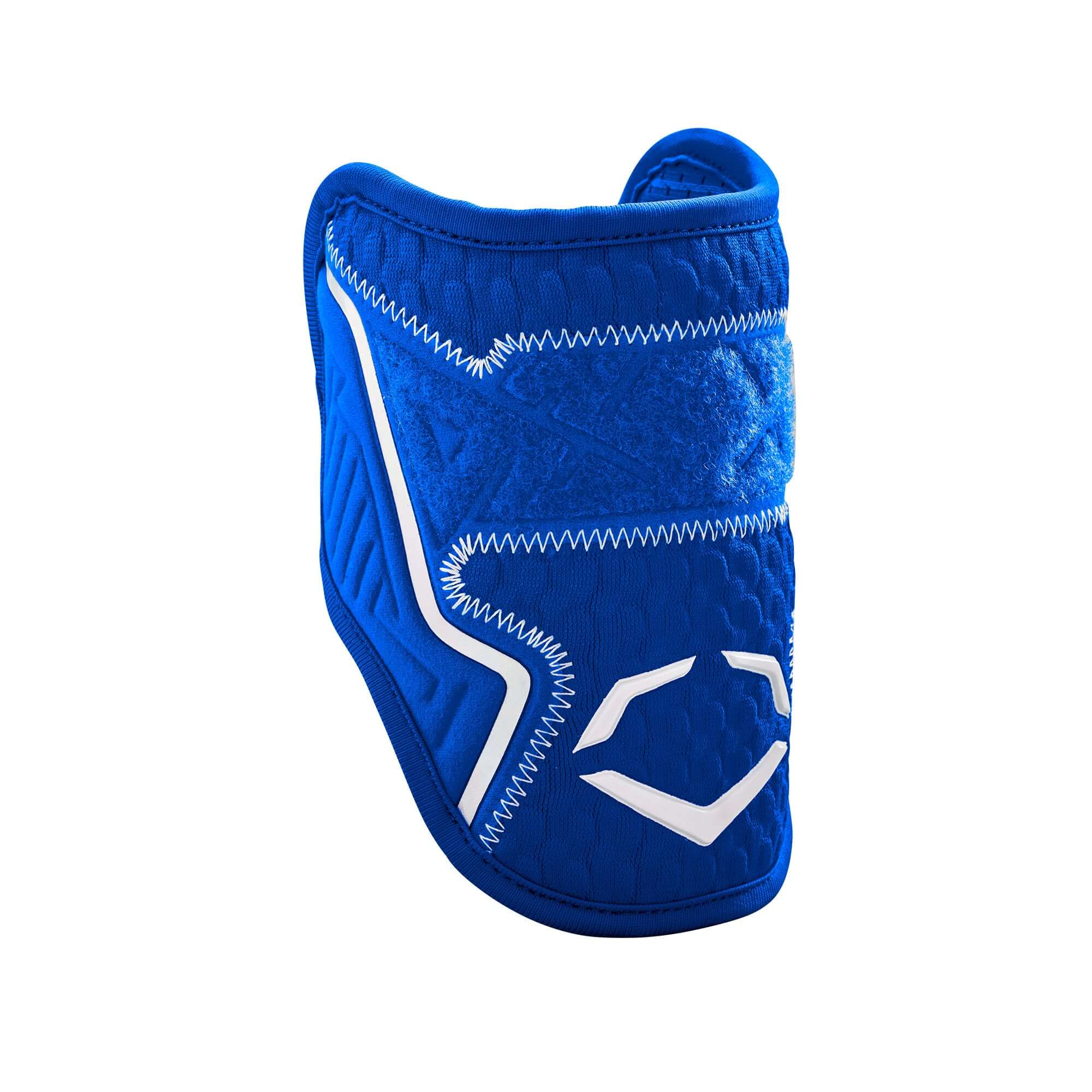 Royal blue Evoshield Pro-SRZ 2.0 Batter's Elbow Guard with Gel-to-Shell Technology for custom fit and protection.
