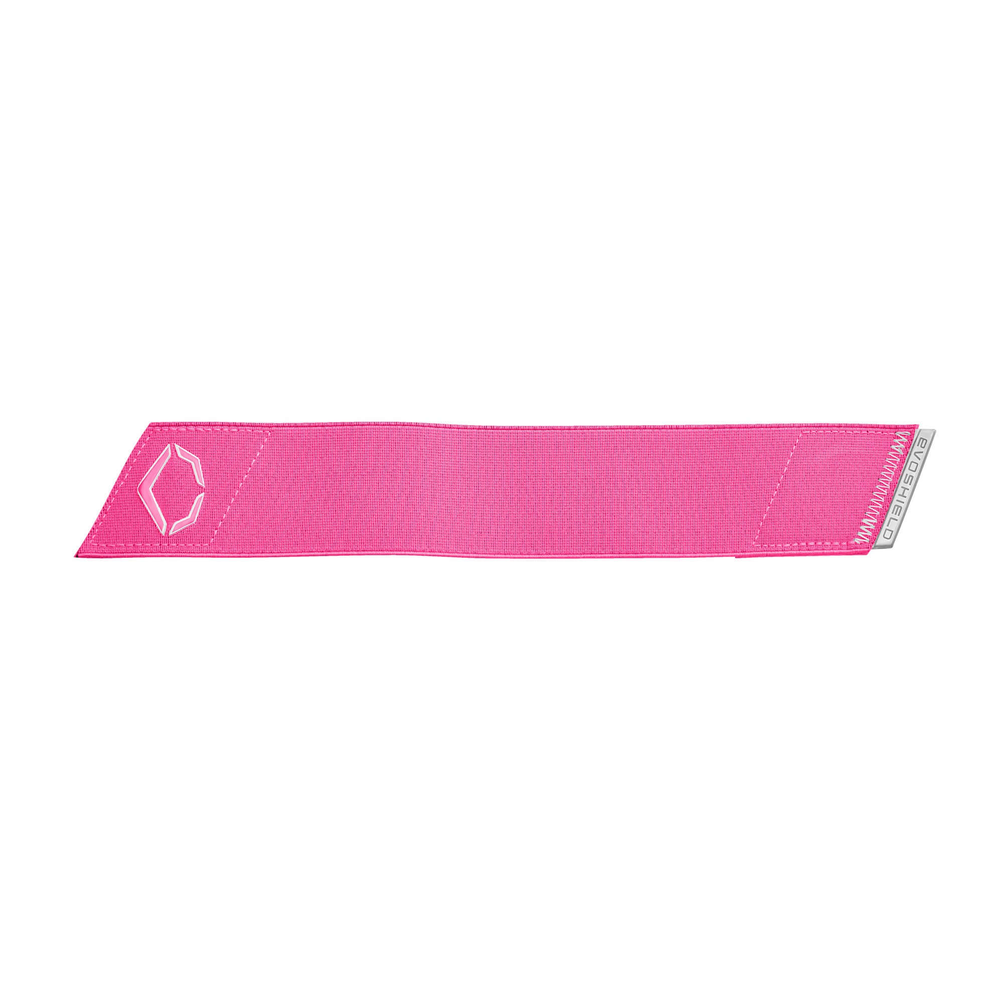 Evoshield Pro-SRZ 2.0 Batter's Elbow Guard strap in pink, designed for lightweight protection and customizable fit.