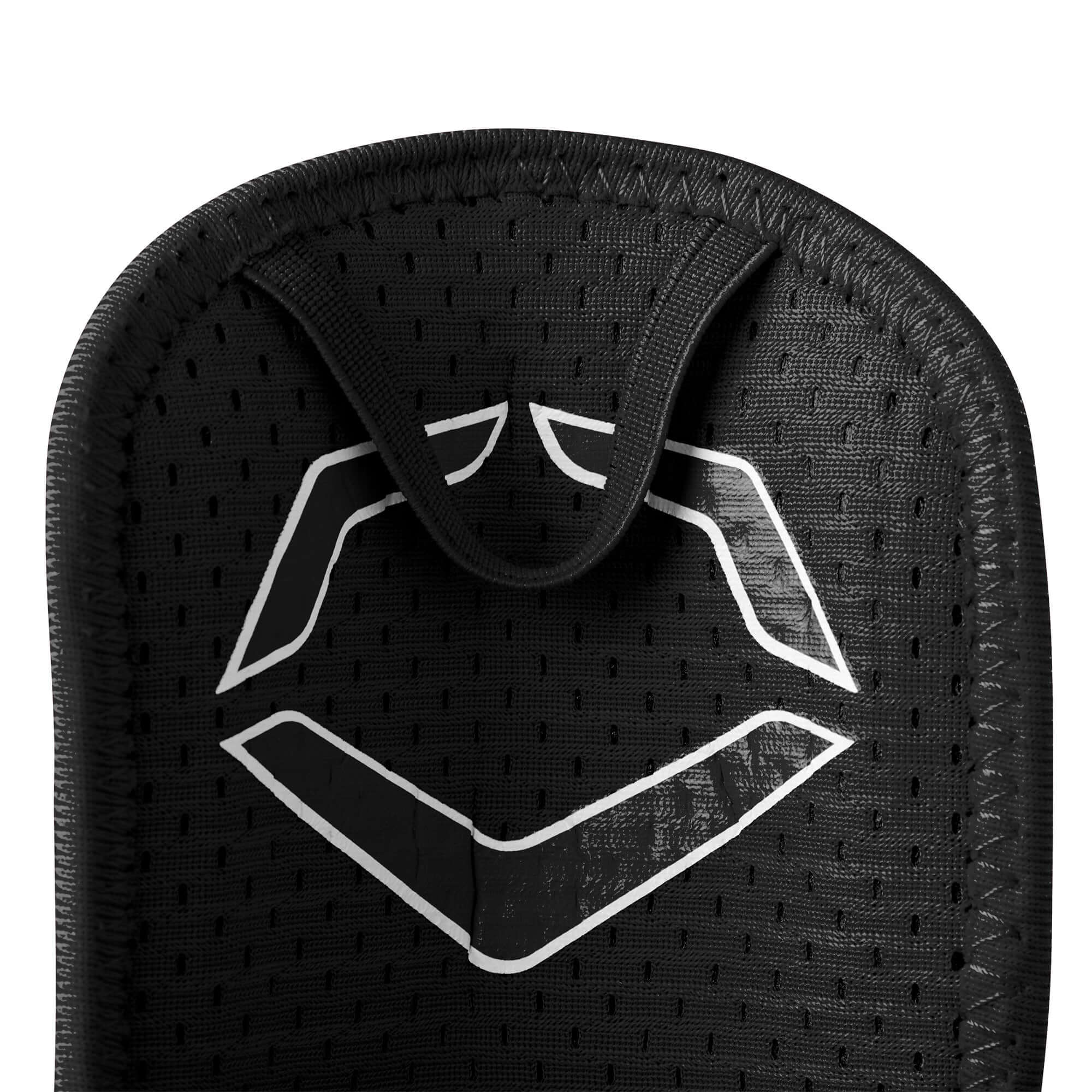 Close-up of the Evoshield Pro-SRZ 2.0 Batter’s Hand Guard showcasing the Gel-to-Shell® technology and logo detail.