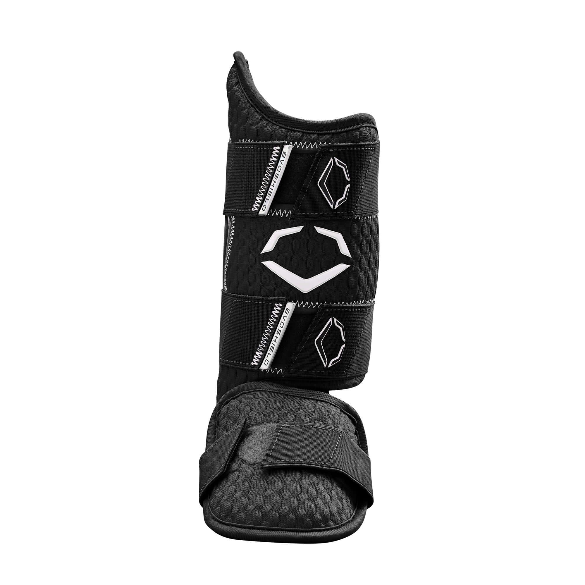 Evoshield PRO-SRZ 2.0 Batter's Leg Guard LHH in Sand color with iridescent accents and ergonomic design.