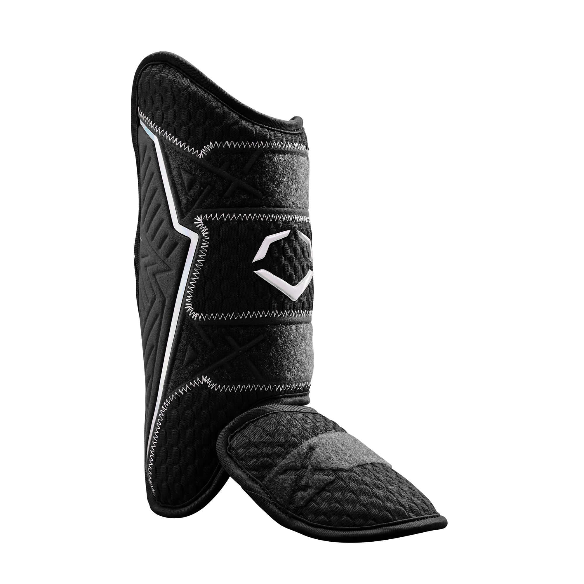 Evoshield PRO-SRZ 2.0 Batter's Leg Guard LHH in Sand color with iridescent accents and ergonomic design.