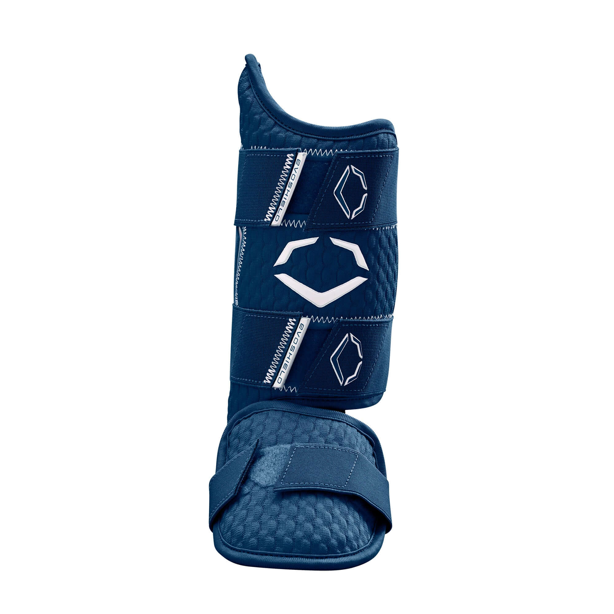 Evoshield PRO-SRZ 2.0 Batter's Leg Guard LHH in Sand color with iridescent accents and ergonomic design.