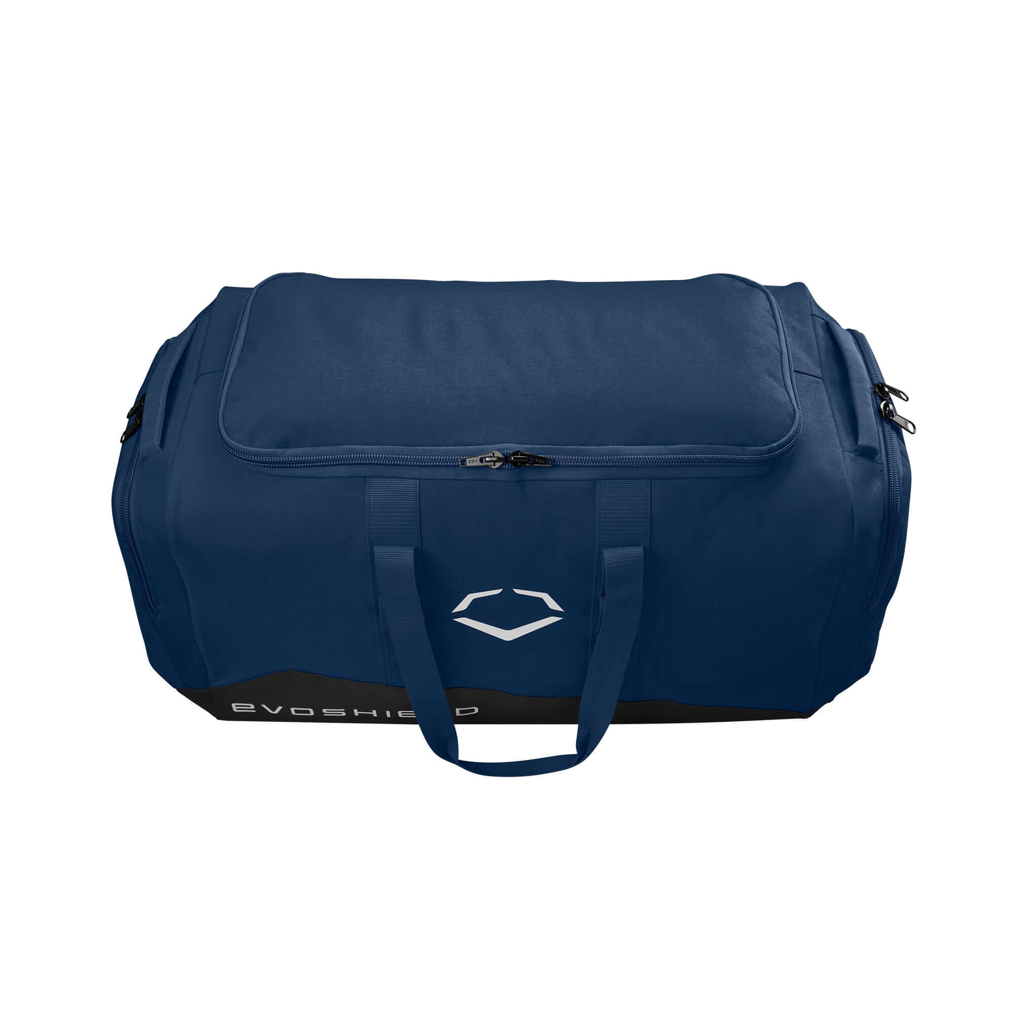 Alt tag for image of Evoshield Game Day Duffle: Evoshield Game Day Duffle with padded handles and water-resistant bottom