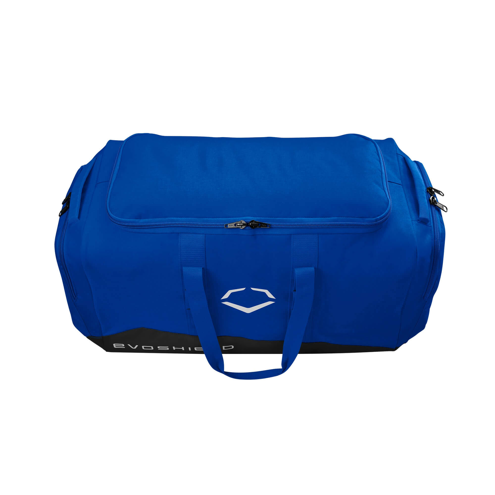 Alt tag for image of Evoshield Game Day Duffle: Evoshield Game Day Duffle with padded handles and water-resistant bottom