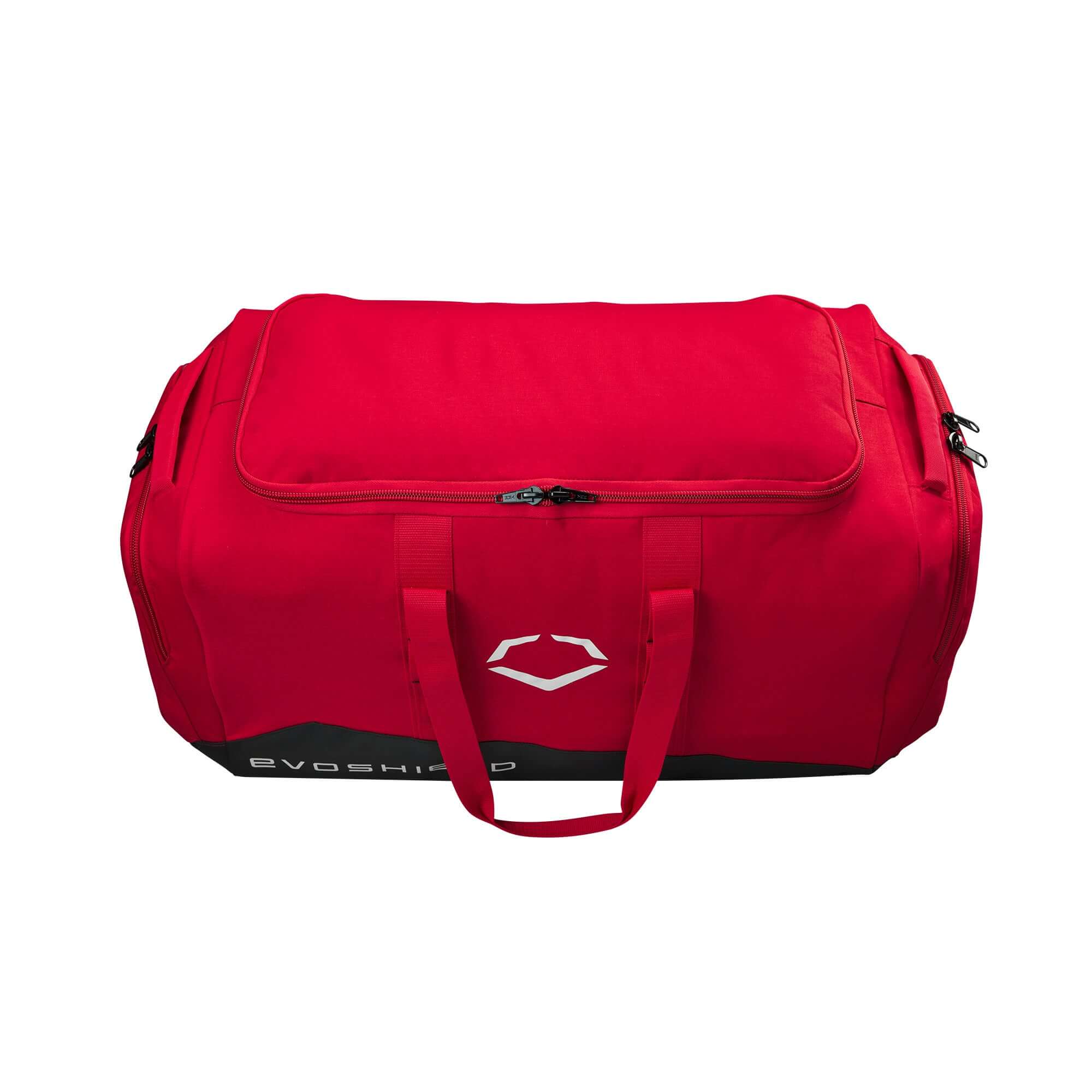 Alt tag for image of Evoshield Game Day Duffle: Evoshield Game Day Duffle with padded handles and water-resistant bottom