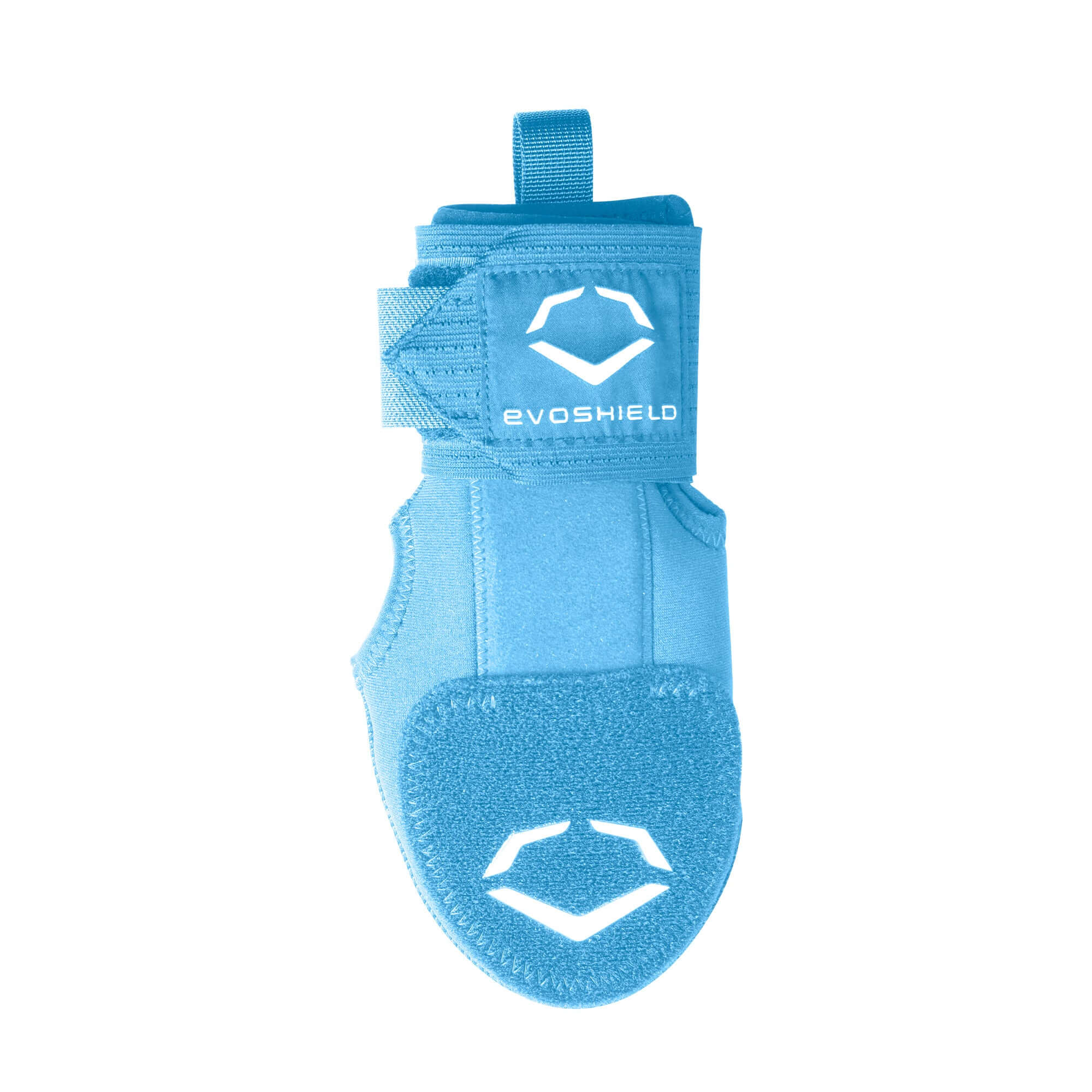 Evoshield Youth Sliding Mitt in blue, designed for young players to protect hands while stealing bases.