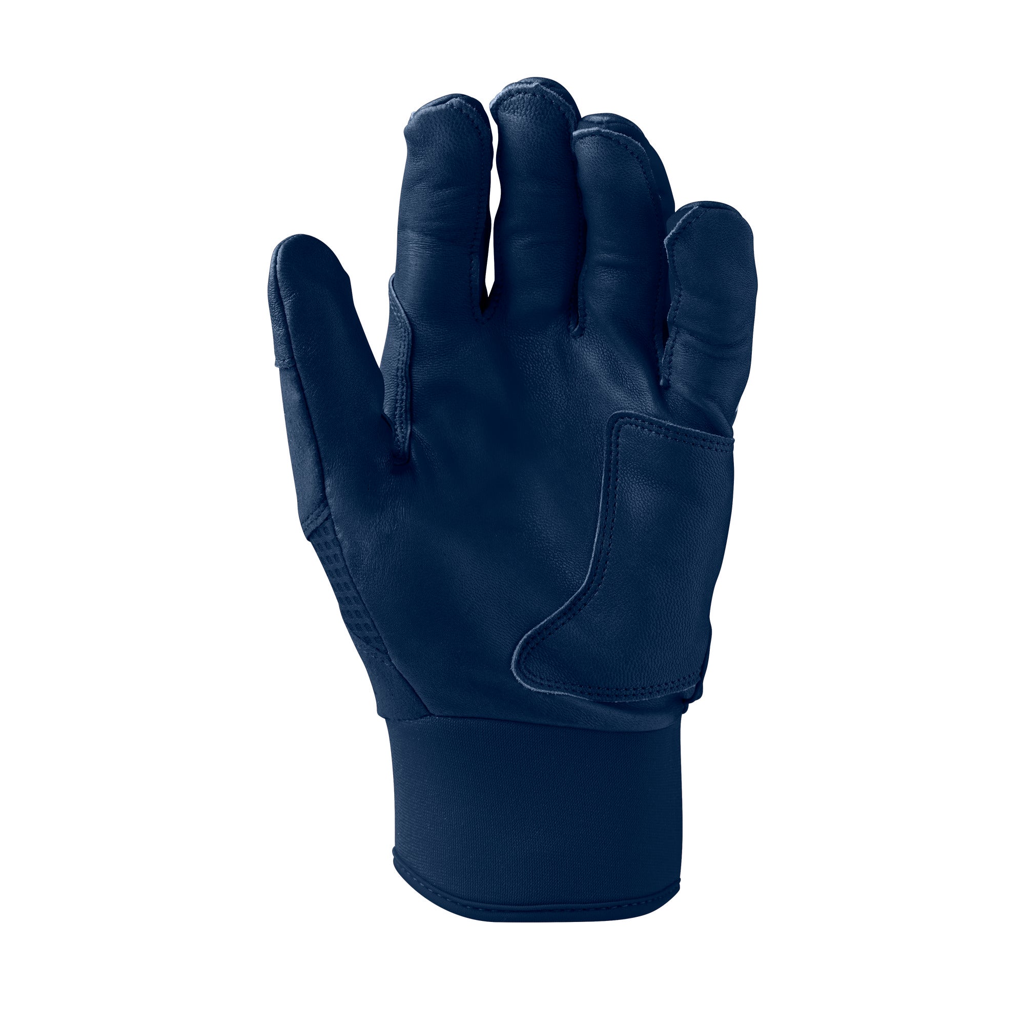 EvoShield Carbyne batting gloves Cabretta leather palm detail navy
