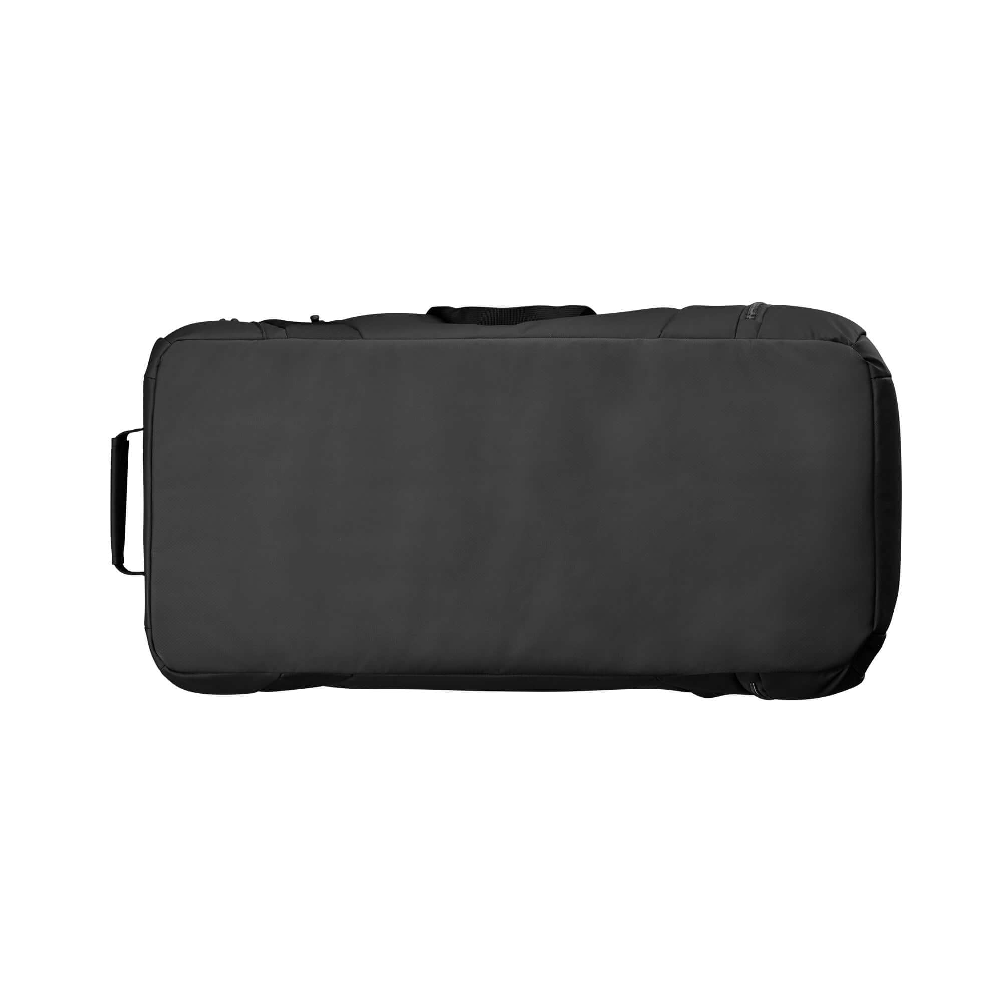 Evoshield Tone Set Players Duffle in black, spacious design for sports gear, measuring 24”x12”x12.5”.