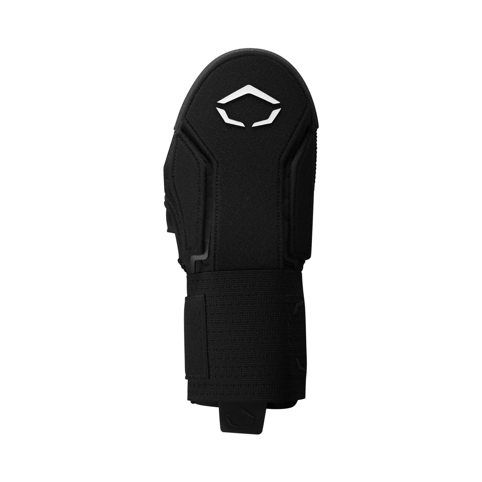 Evoshield Sliding Mitt 2.0 in black, designed for hand protection and improved grip on the base paths.