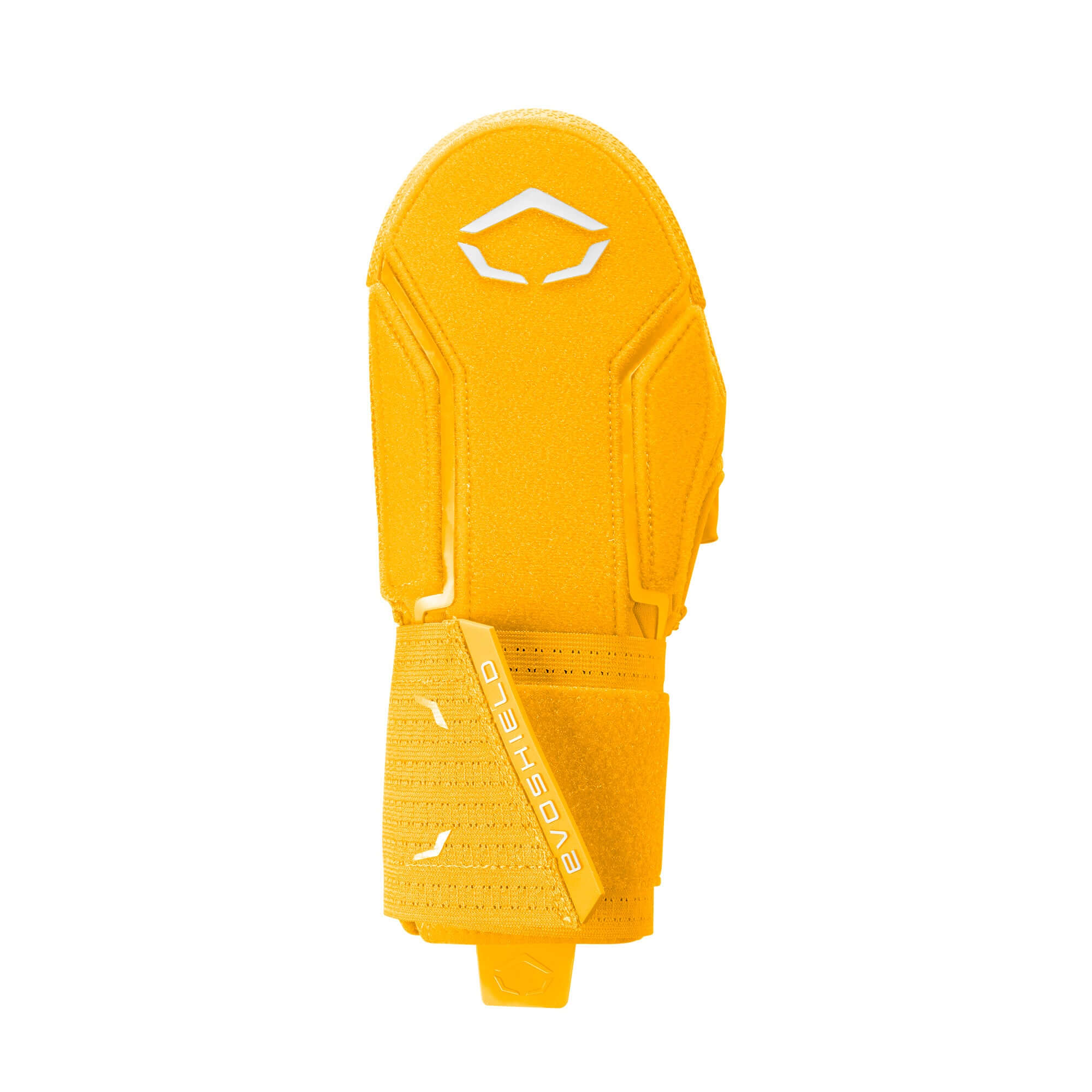 Evoshield Sliding Mitt 2.0 in yellow, designed for adult players, featuring protective plates and enhanced grip.