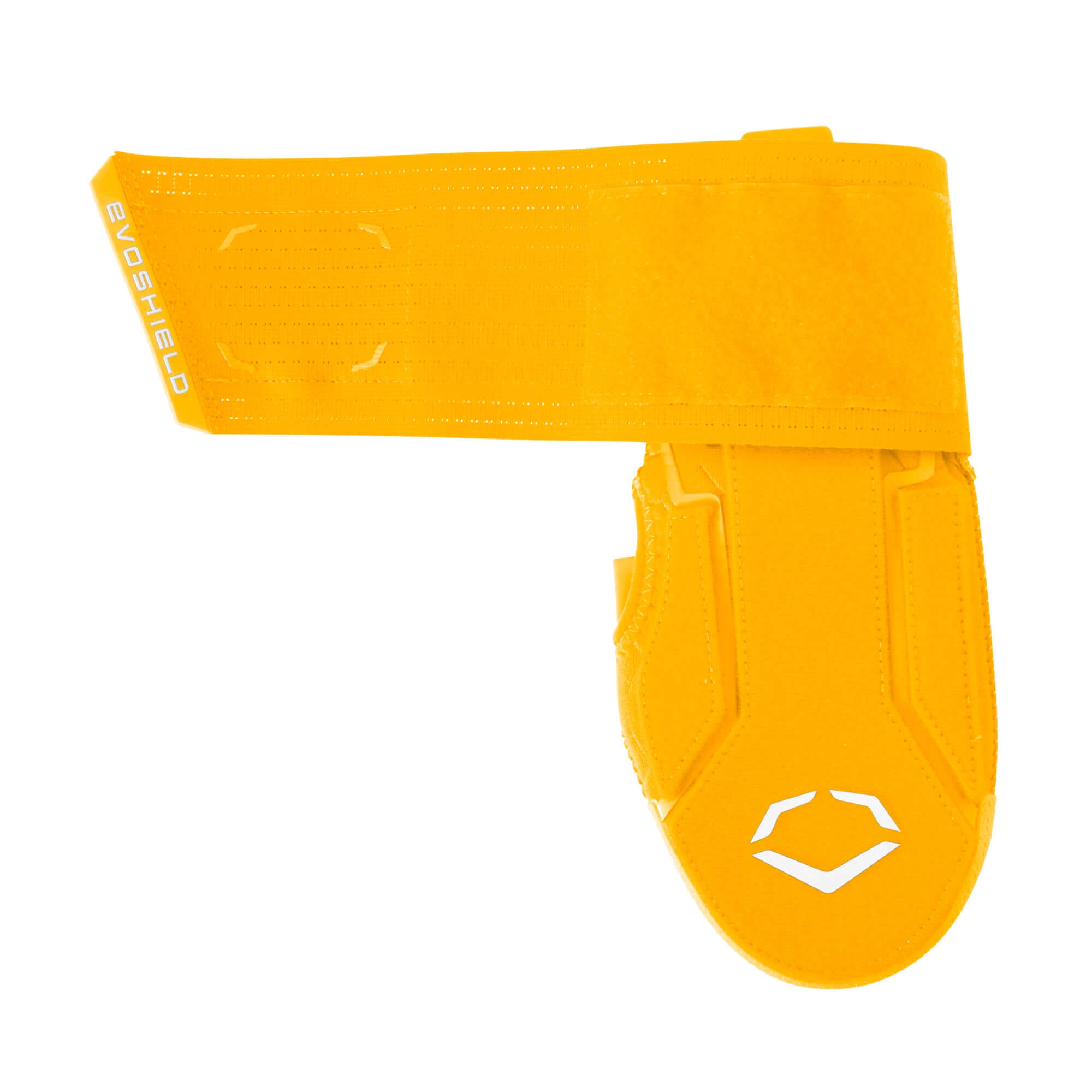 Evoshield Sliding Mitt 2.0 for adults in bright yellow, designed for base path protection and grip enhancement.