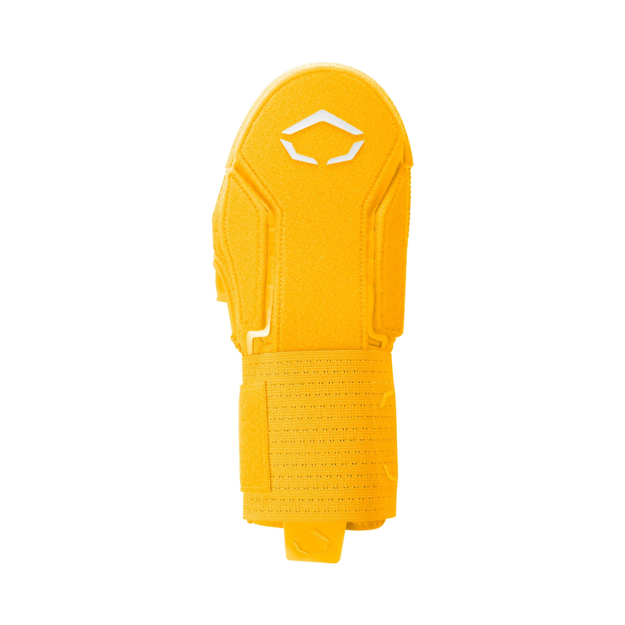Evoshield Sliding Mitt 2.0 in bright yellow, designed for optimal hand protection and grip during base stealing.