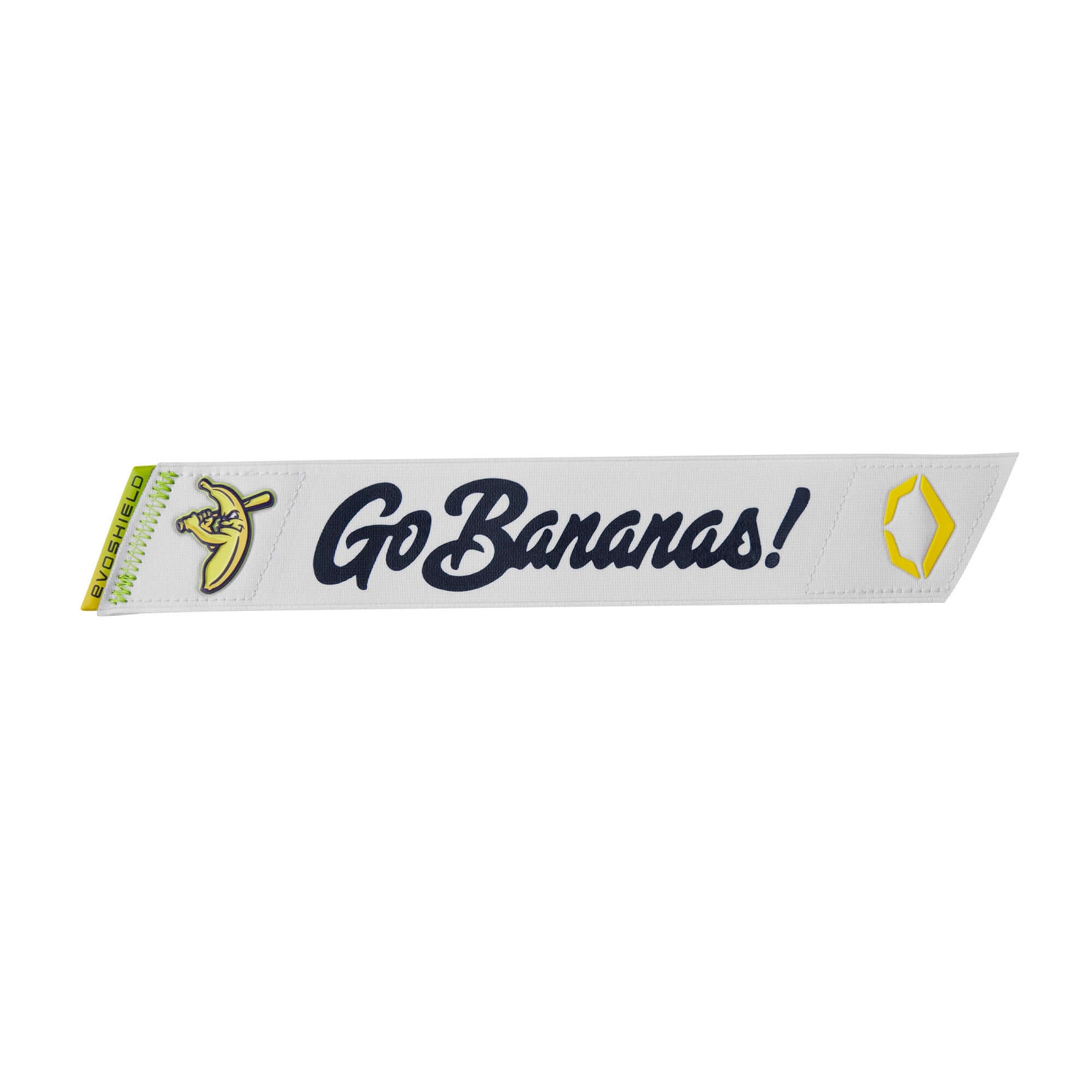 Go Bananas! slogan patch featuring a banana logo and vibrant colors for Savannah Bananas team spirit.