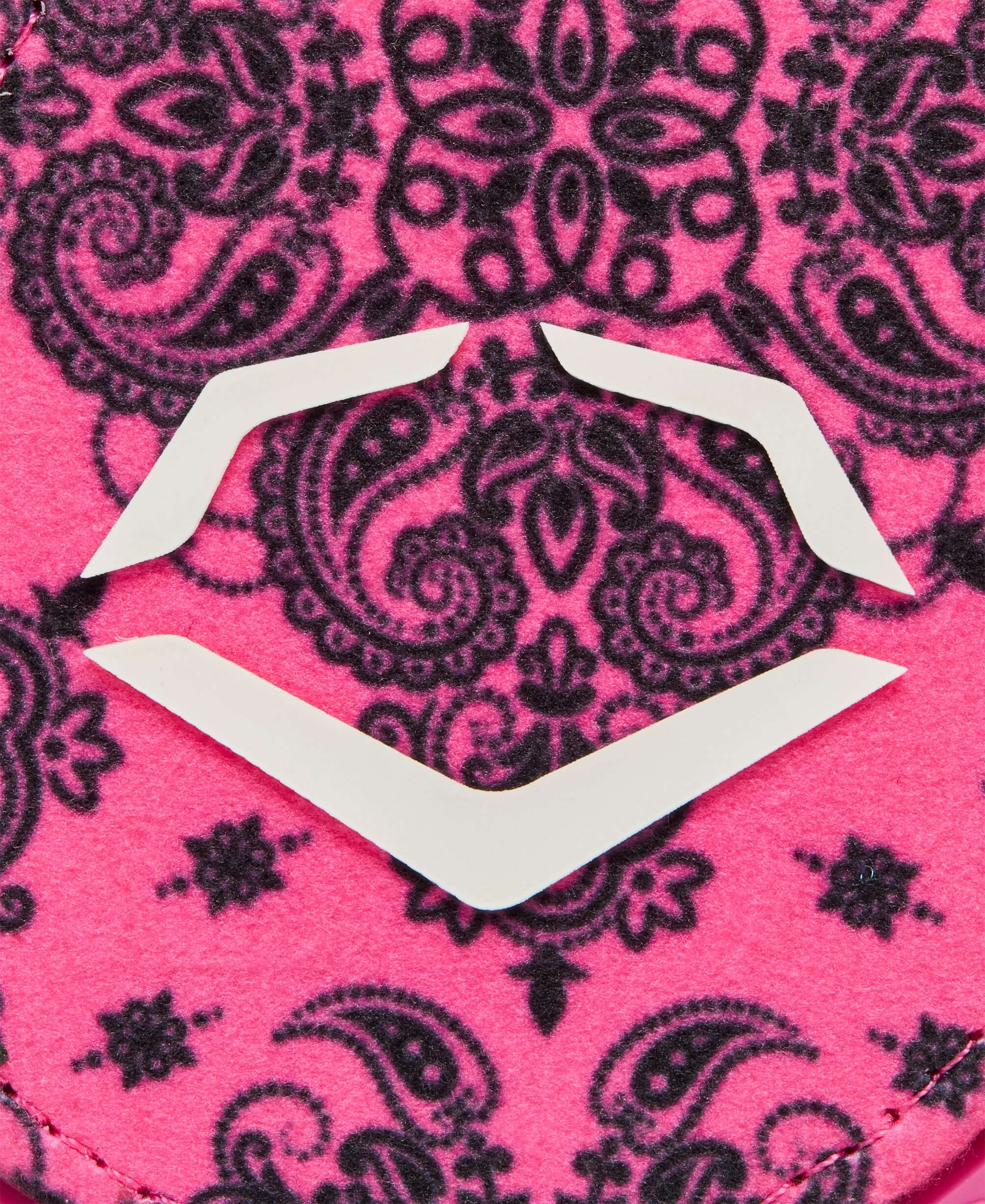 Evoshield X-SRZ Paisley Sliding Mitt 2.0 featuring a pink and black design with a logo detail.