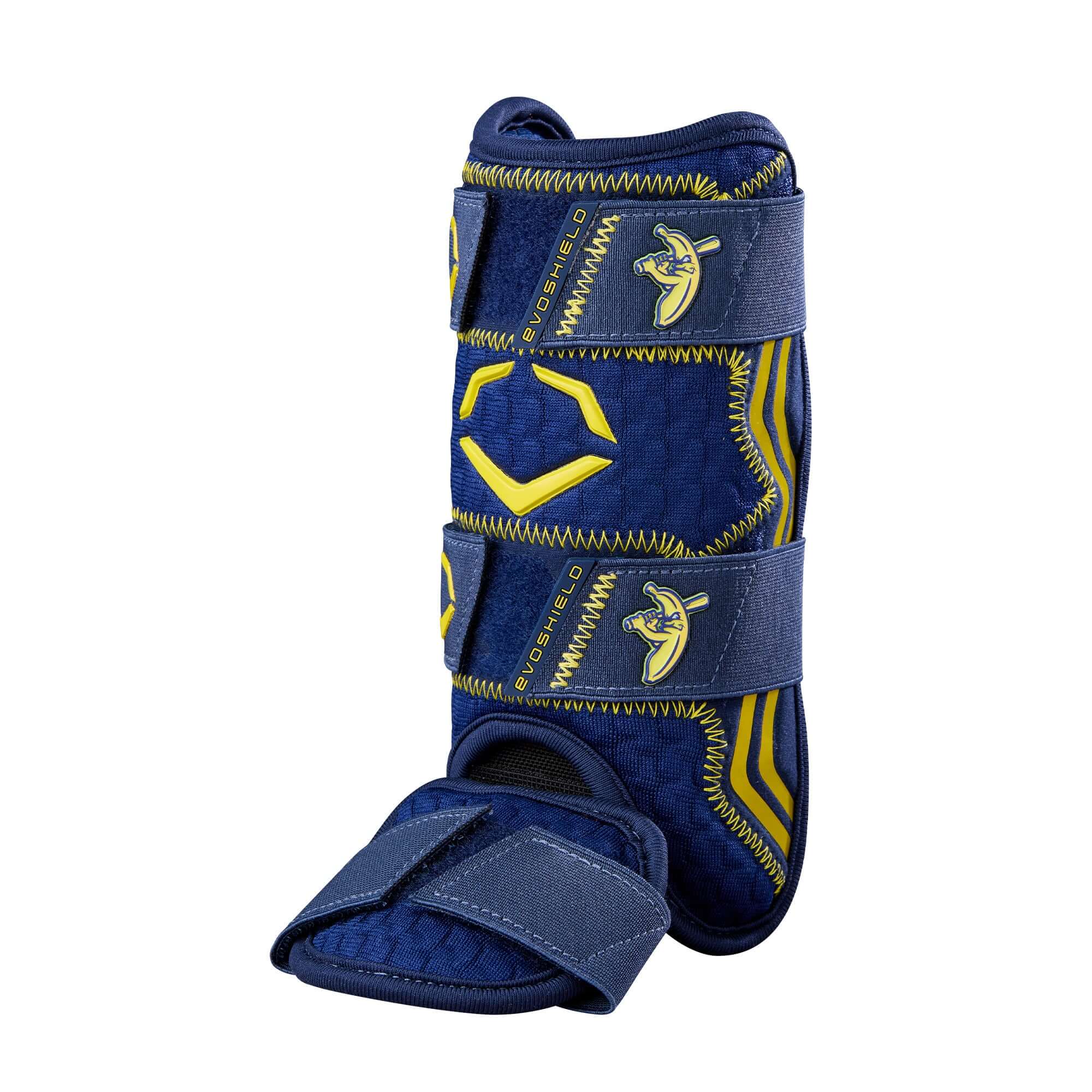 Evoshield X-SRZ Bananas Leg Guard Navy/Yellow