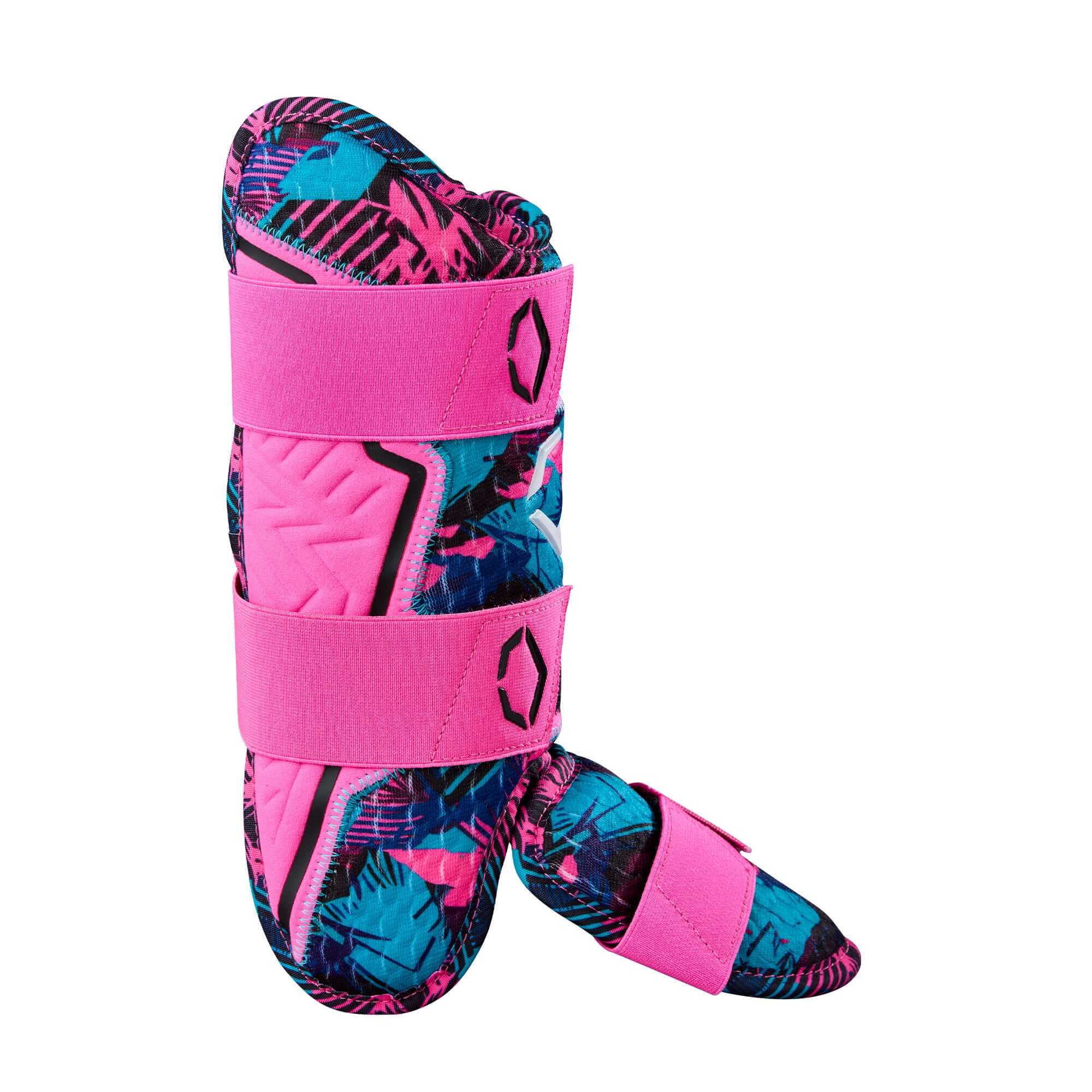 Evoshield X-SRZ Miami Vice Leg Guard - Black/Pink/Victory
