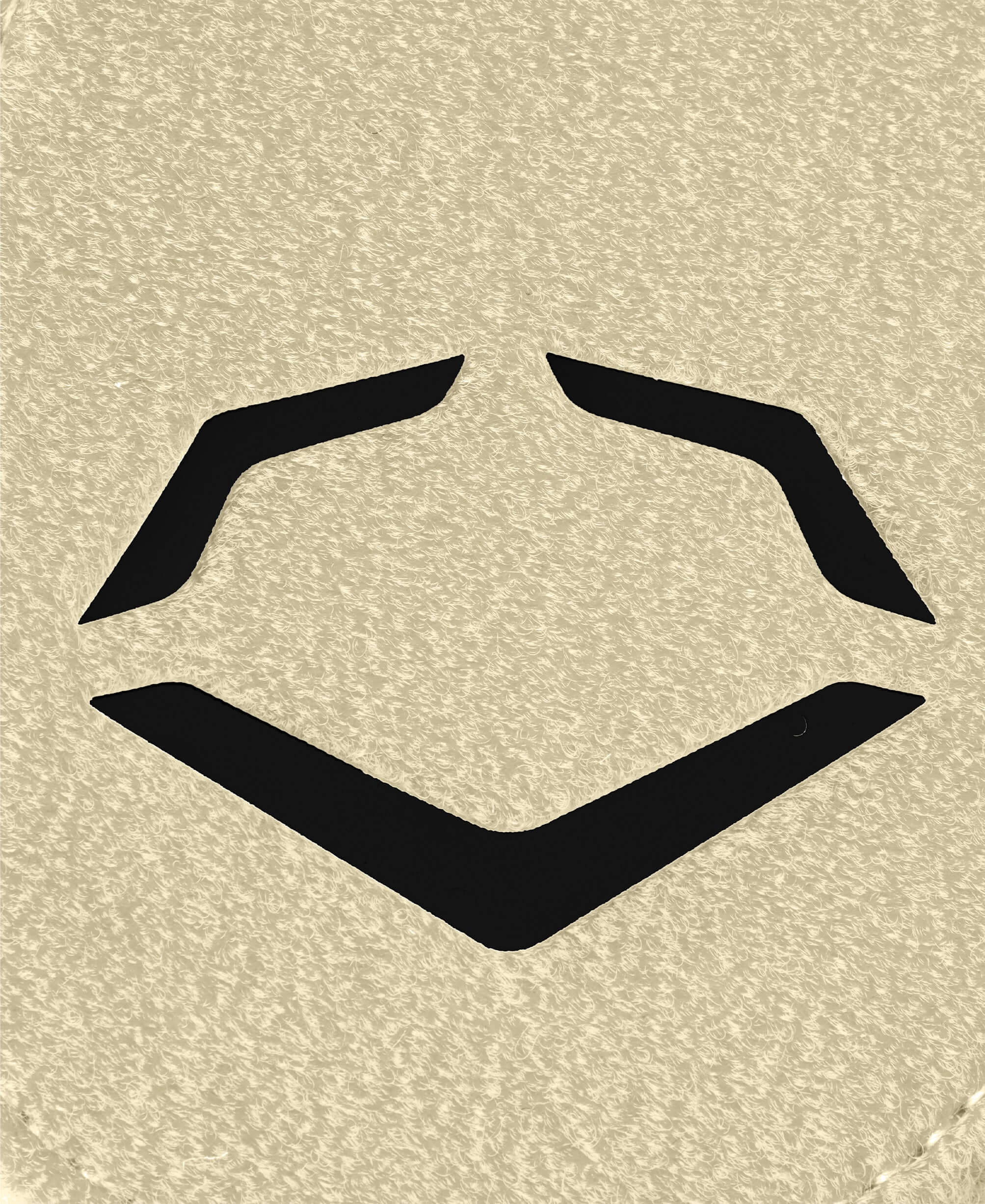 Evoshield Shorty Sliding Mitt 2.0 logo detail on khaki fabric