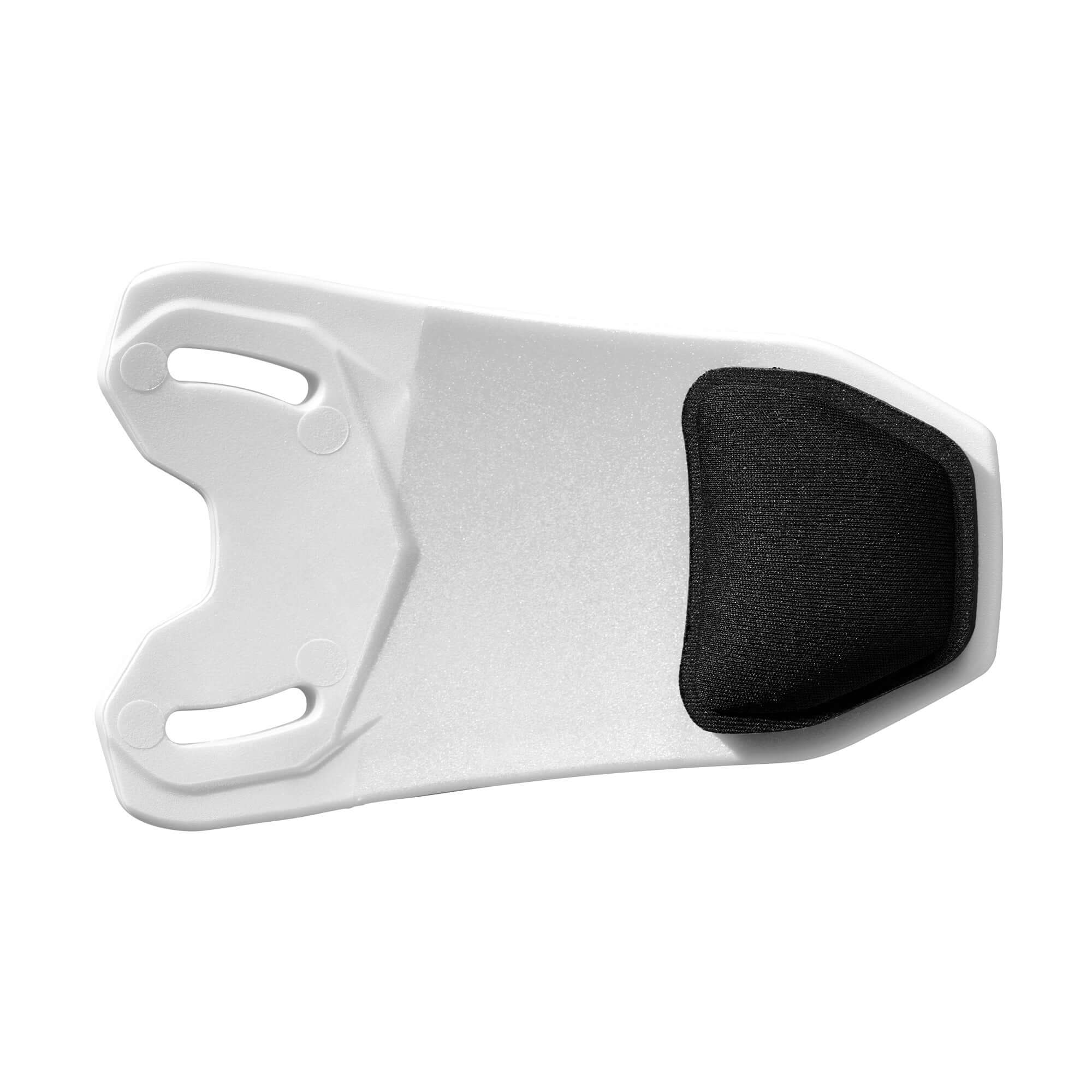 Evoshield XVT 2.0 Bilateral Face Shield - Matte Finish showing the front view design and padding.