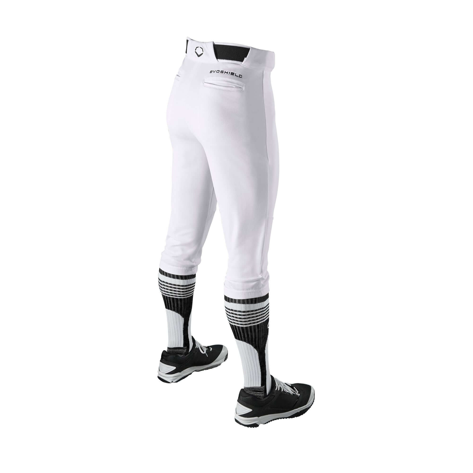 Evoshield Youth Salute Knickers showcasing stirrups or high socks