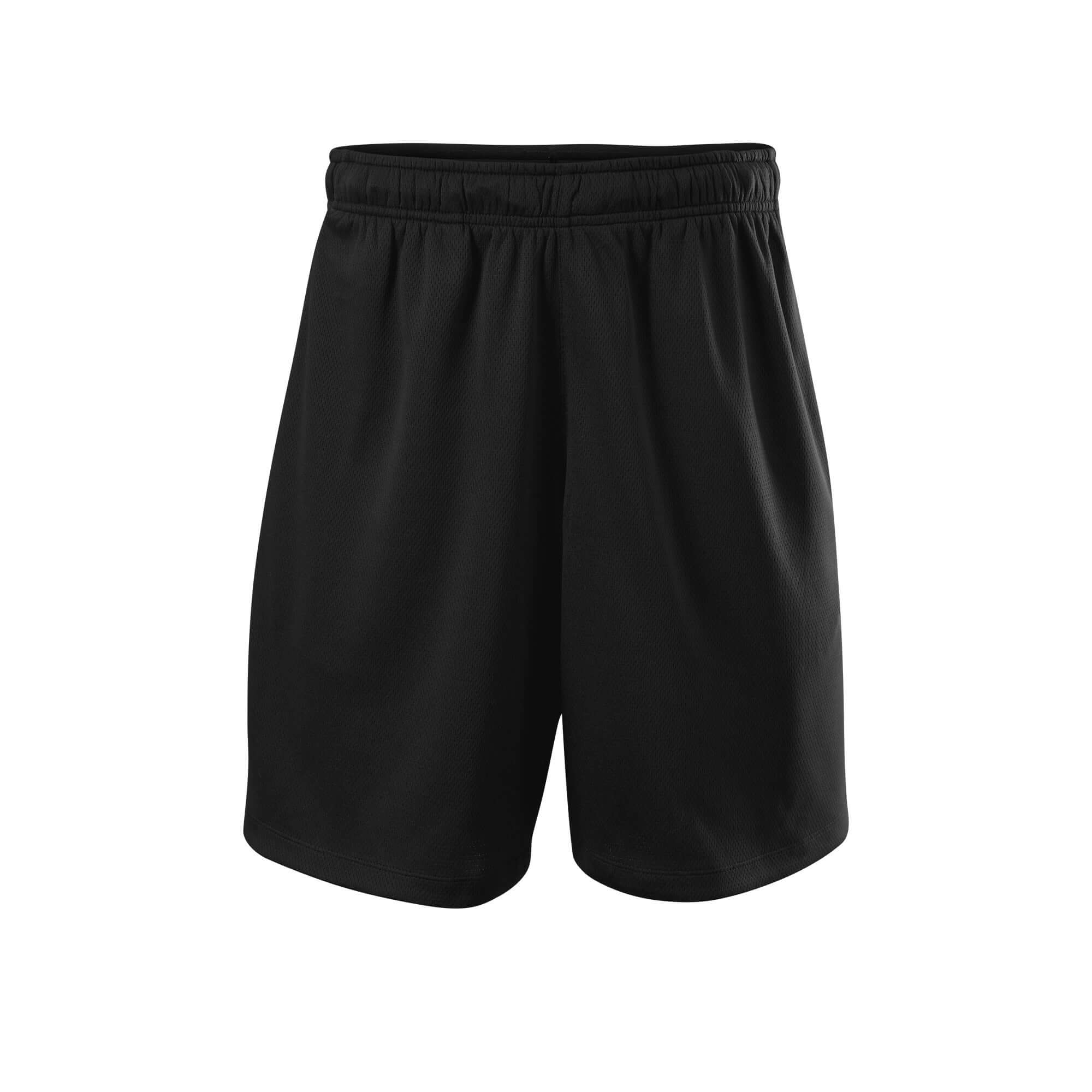 Black EvoShield Men's Pro Team Training Short 2.0 front view