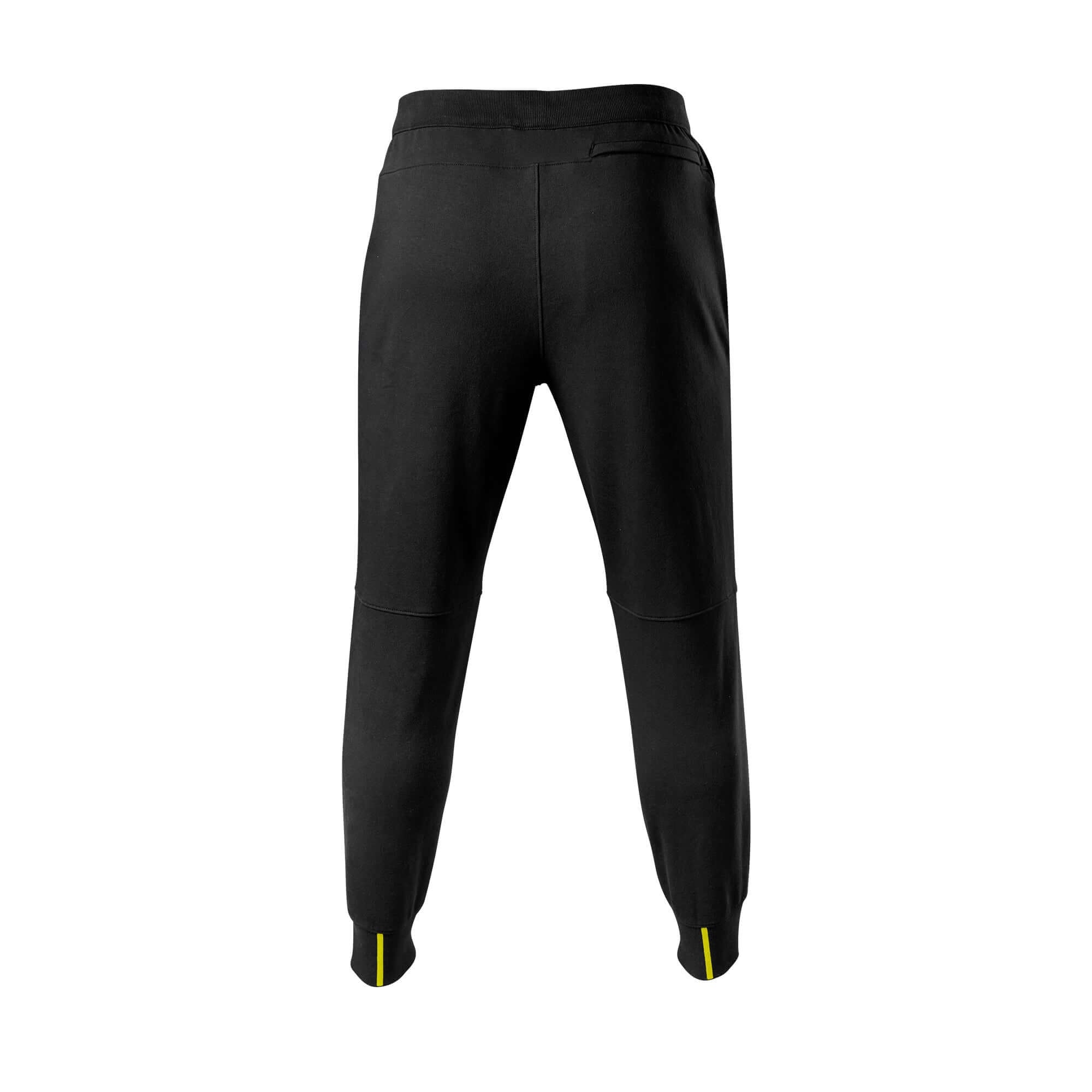 Evoshield Men's Black Terry Joggers with pop color detail and relaxed fit