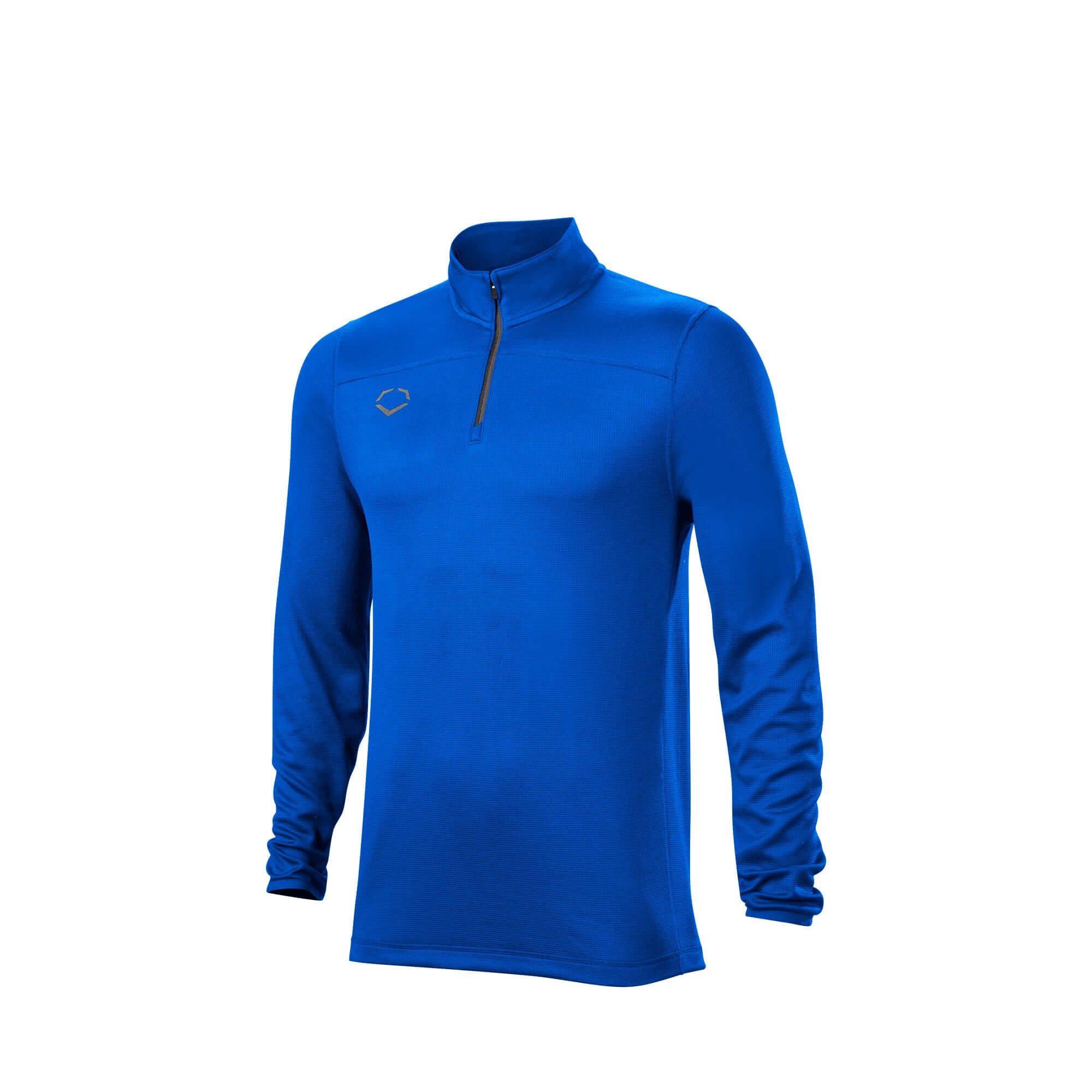 Evoshield Men's Lightweight 1/4 Zip Pullover in royal blue for comfort and easy layering during sports activities.