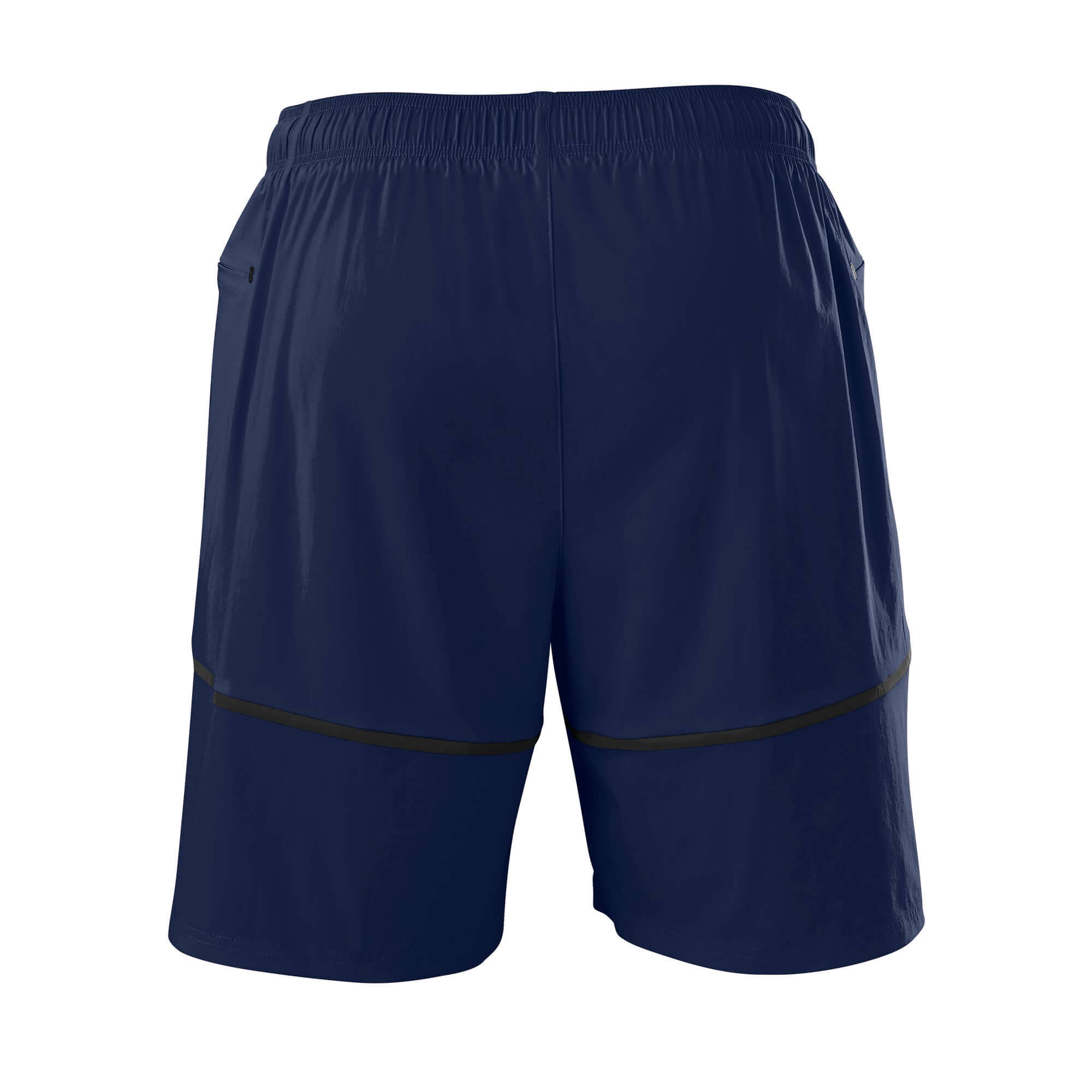 Evoshield Men's Game Changing 2-in-1 Short in navy, featuring breathable shell and compression shorts for comfort.