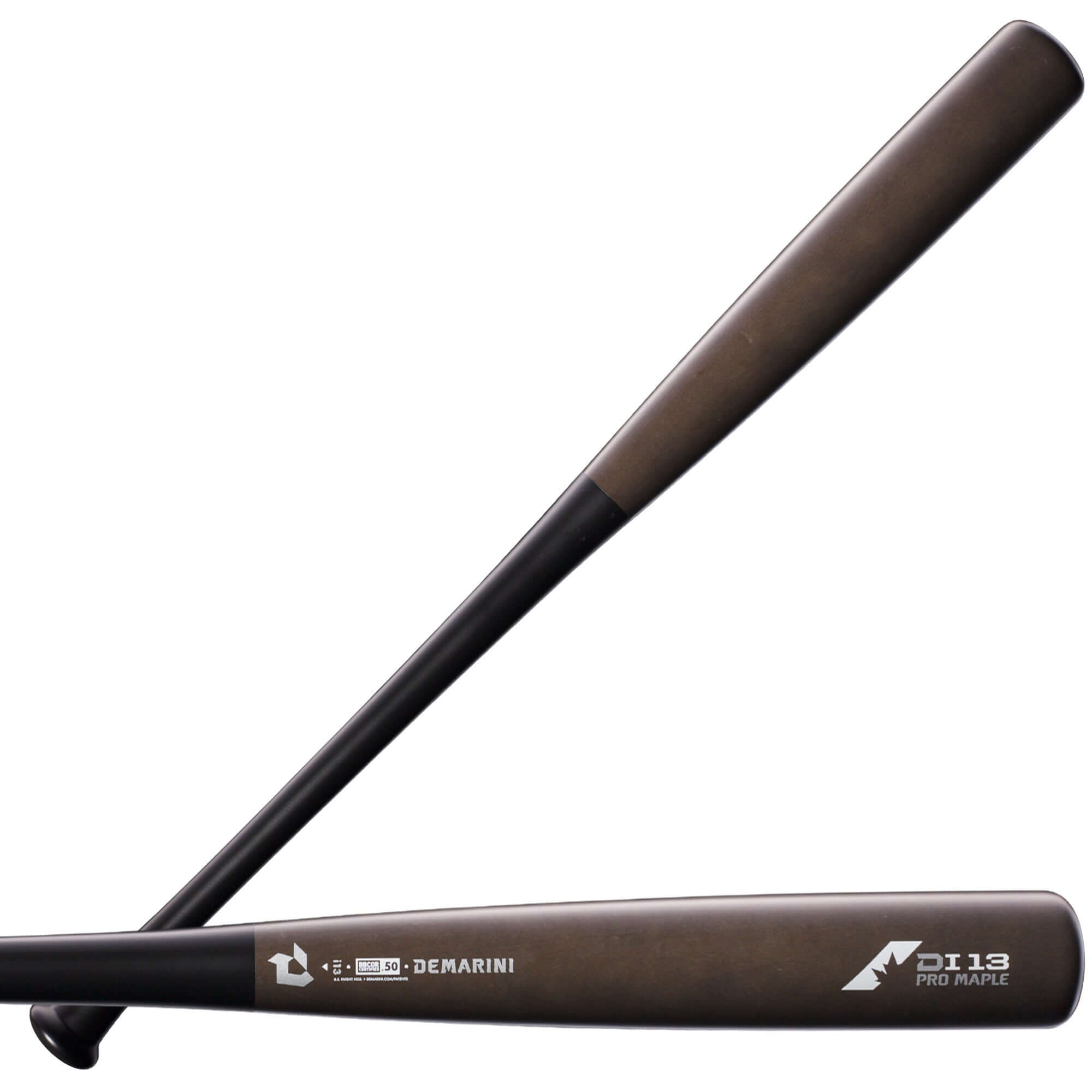 DeMarini DI13 Pro Maple Wood Composite Baseball Bat showing sleek design and endloaded swing weight, perfect for summer tournaments.