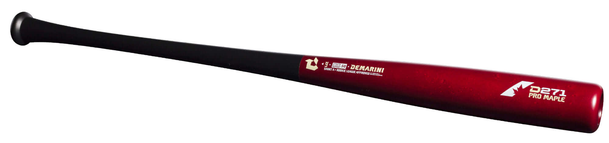 DeMarini D271 Pro Maple Wood Composite Baseball Bat with balanced swing weight for optimal contact.