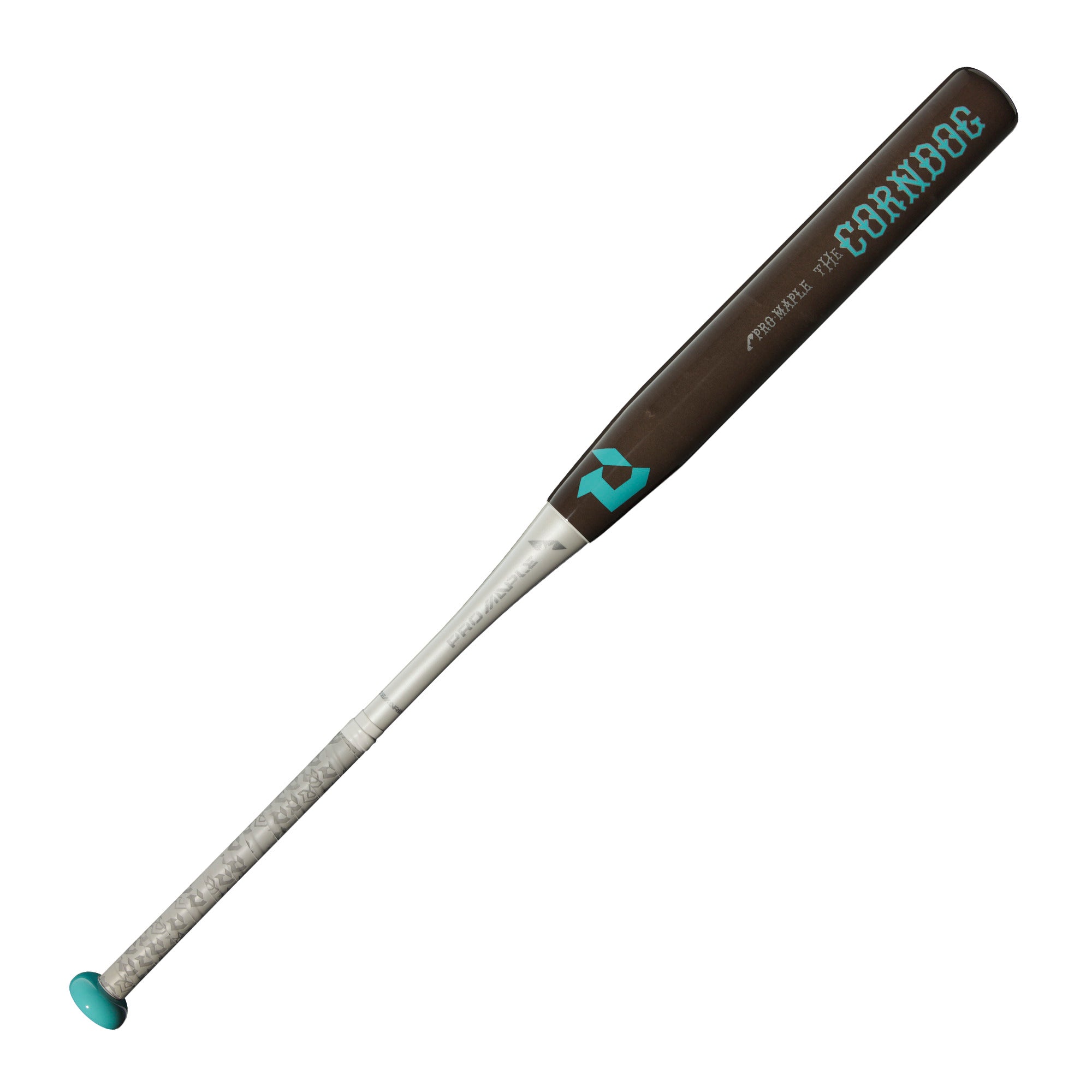 Front view of DeMarini Corndog Wood Composite Slowpitch Softball Bat with Pro Maple Composite barrel
