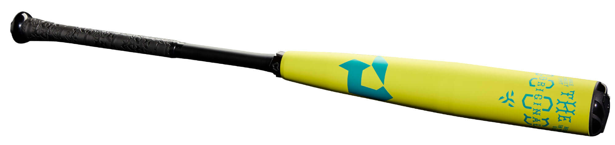 DeMarini The Goods Neon Yellow BBCOR 2025 bat showcasing bright colors and a sleek design for powerful swings.