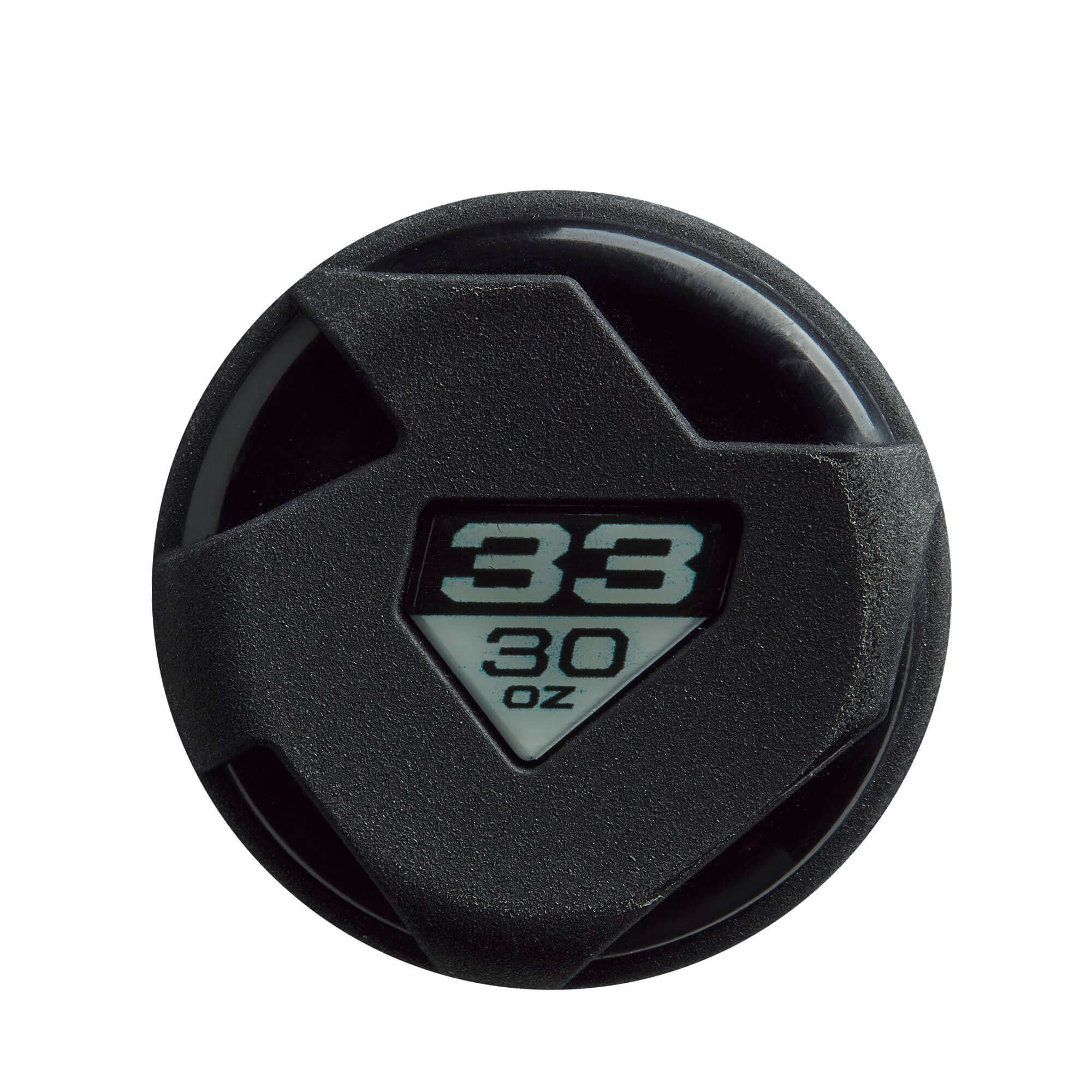 Close-up of the knob on 2026 DeMarini Omega (-3) BBCOR Bat, designed for comfort and reduced hand sting.