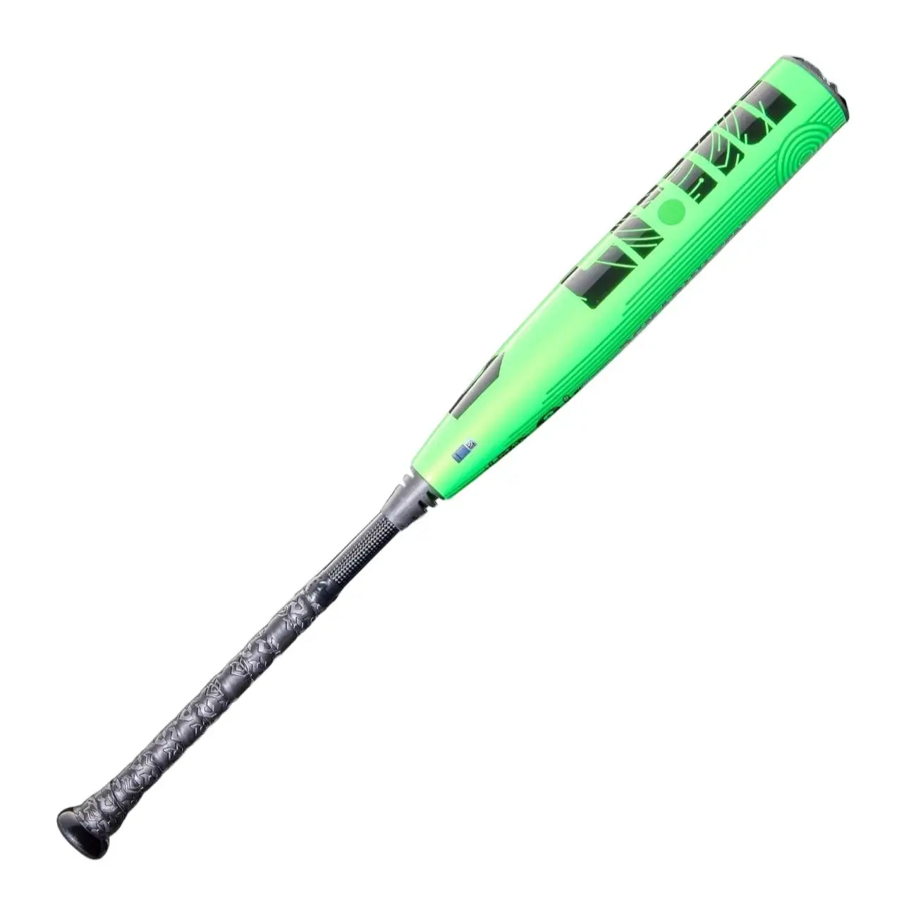 2026 DeMarini ZEN SL (-8) Baseball Bat in vibrant green, featuring Dark Matter Composite Barrel design for optimized performance.