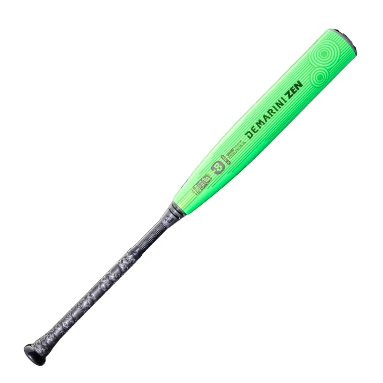 2026 DeMarini ZEN SL (-8) Baseball Bat with Dark Matter Composite Barrel for powerful contact and sweet spot.