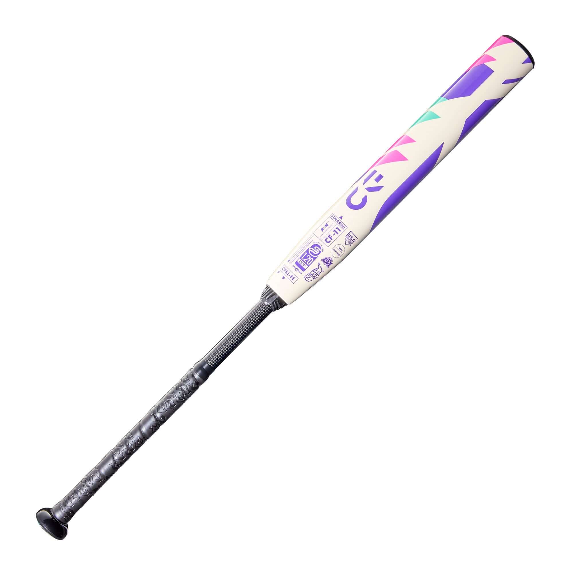 2026 DeMarini CF FP FE (-11) Fastpitch Softball Bat, lightweight design for young contact hitters.