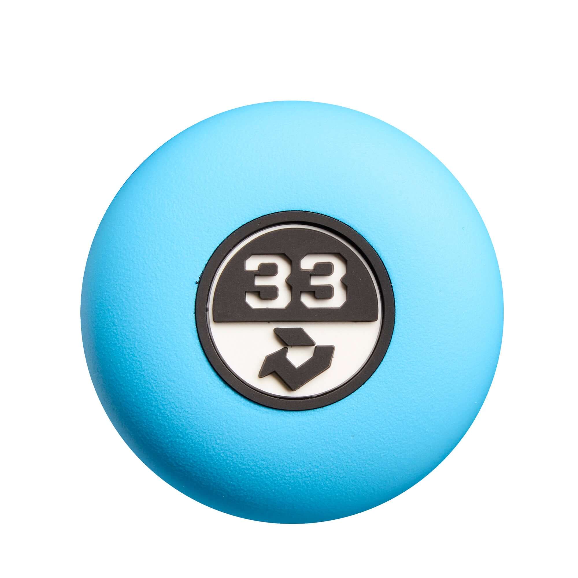 Knob of 2026 DeMarini The Woods Pink Wood Composite BBCOR Bat with textured handle topcoat