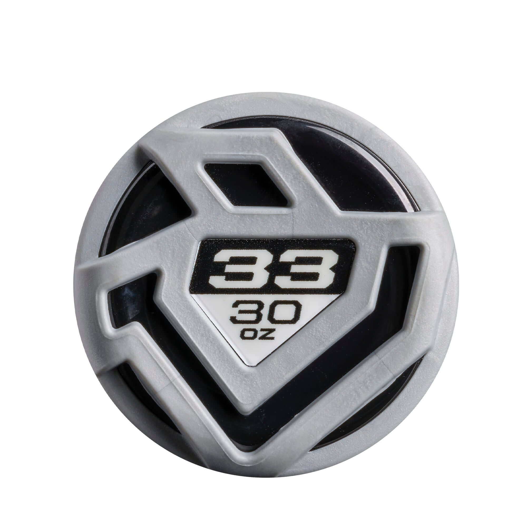 2027 DeMarini Exile (-3) BBCOR Baseball Bat end cap with 33oz weight stamp
