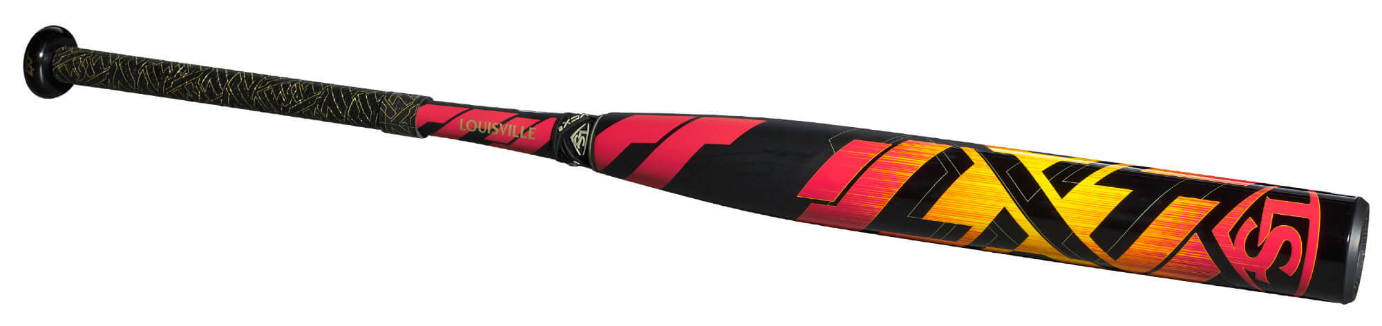 Louisville Slugger FP LXT (-11) 2022 fastpitch bat with composite barrel and VCX2 Connection System.
