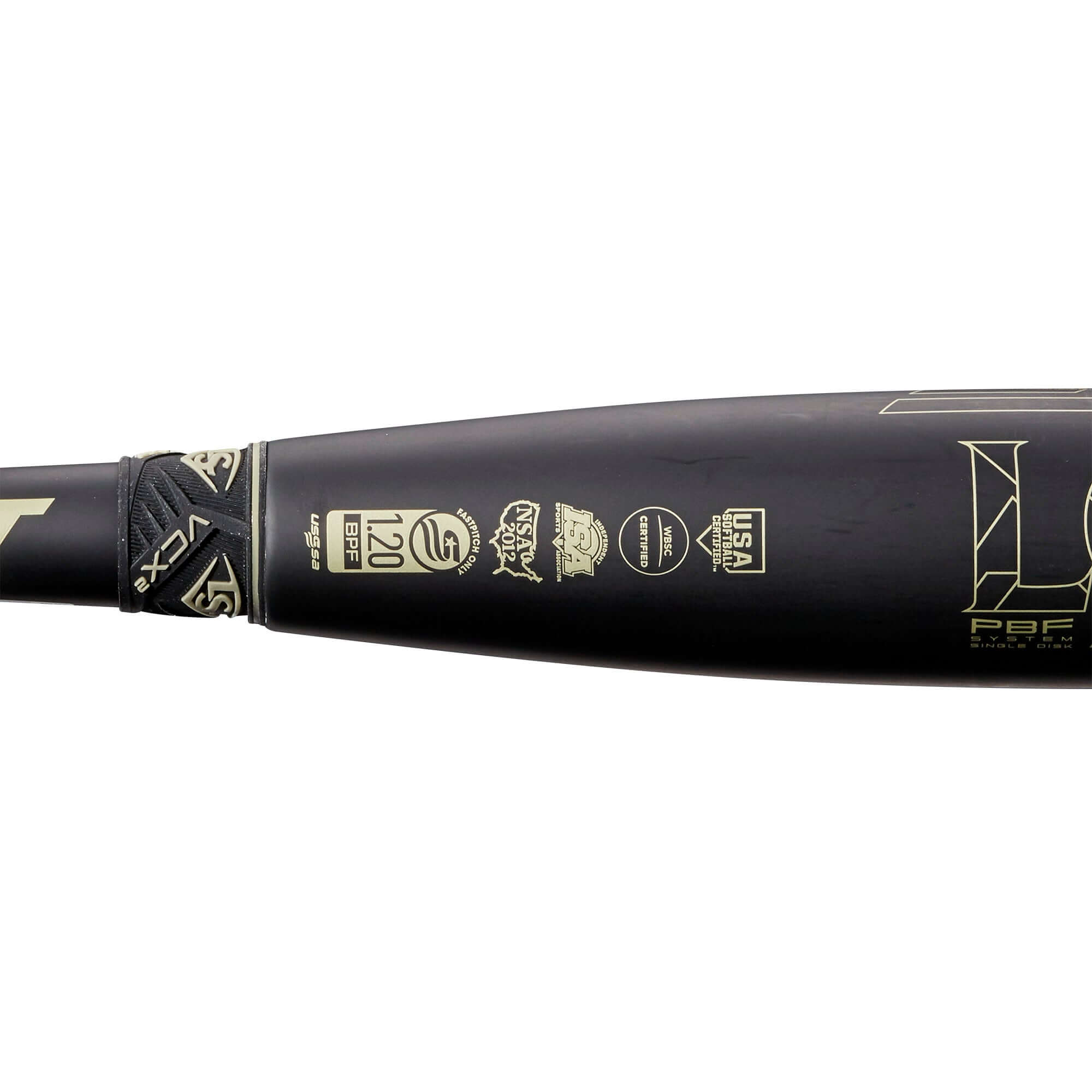 Louisville Slugger FP LXT (-11) 2022 fastpitch bat with composite barrel and VCX2 Connection System.