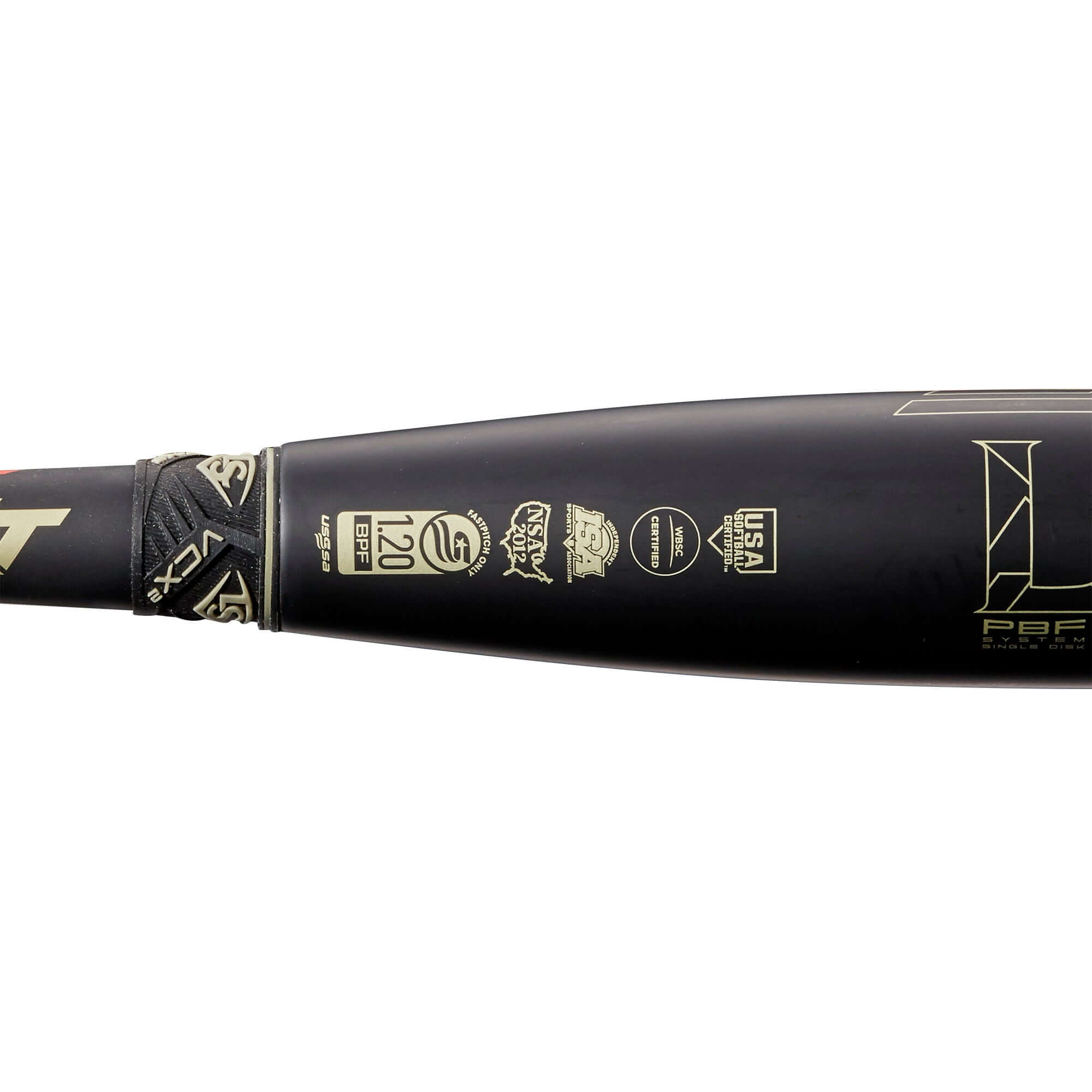 Louisville FP LXT (-10) fastpitch bat with Single-Disc Speed Composite Barrel.