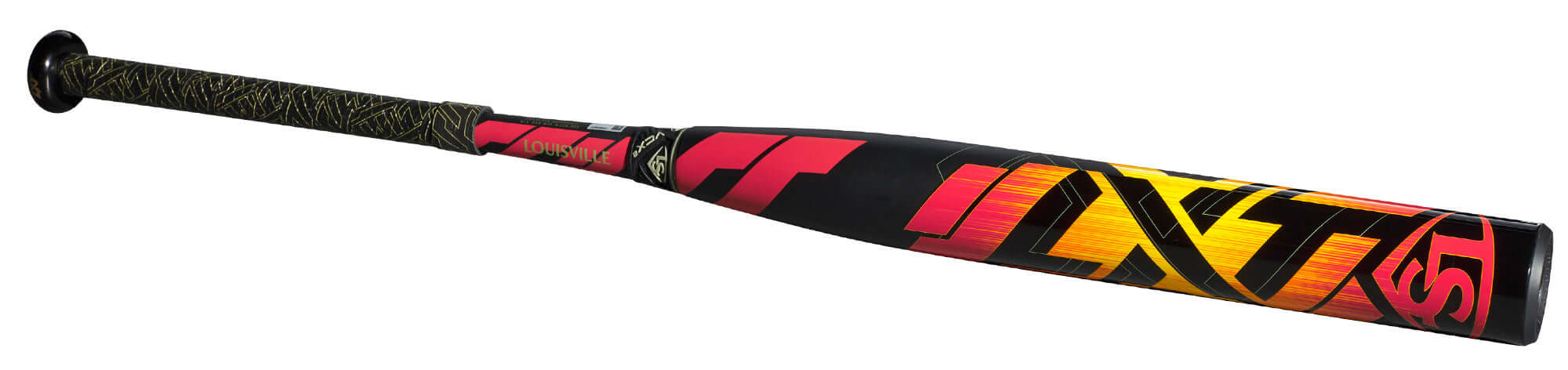 Louisville FP LXT (-8) Fastpitch Bat Premium LS Pro Comfort Grip for better feel and bat control.