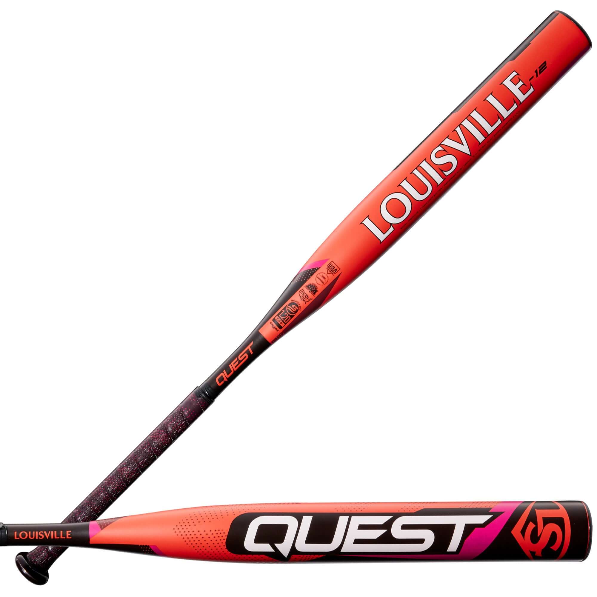Louisville FP QUEST (-12) Fastpitch Bat 100% performance alloy barrel