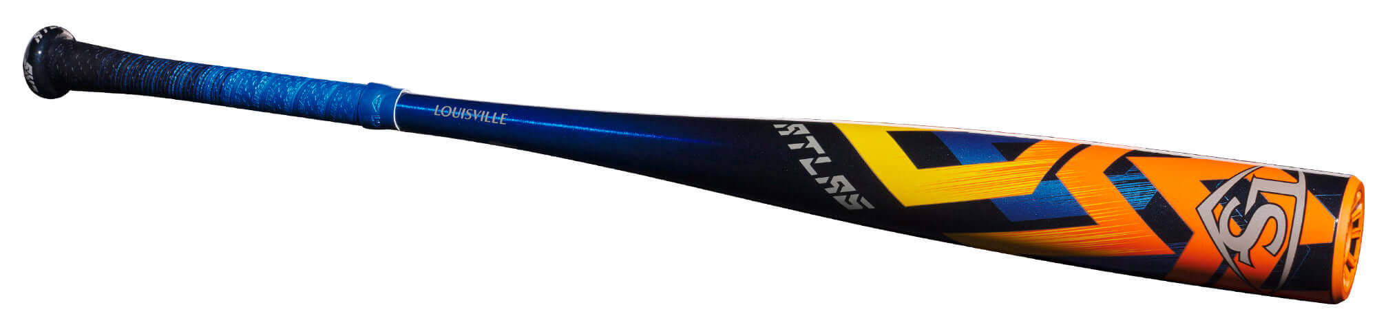 Louisville Slugger 2024 Atlas (-3) BBCOR bat showcasing variable barrel thickness and vibrant design for elite players.