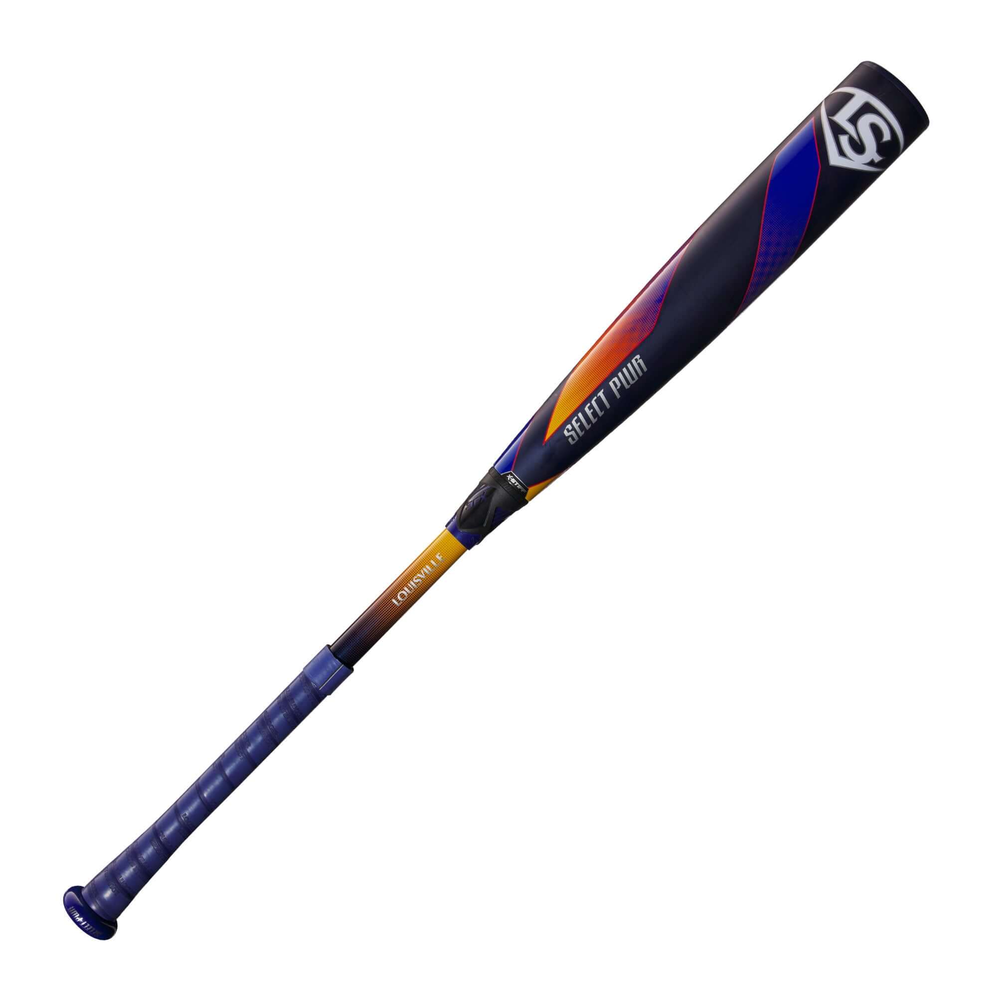 Louisville Slugger Select PWR 2025 BBCOR bat showcasing a sleek design and superior performance features for baseball players.