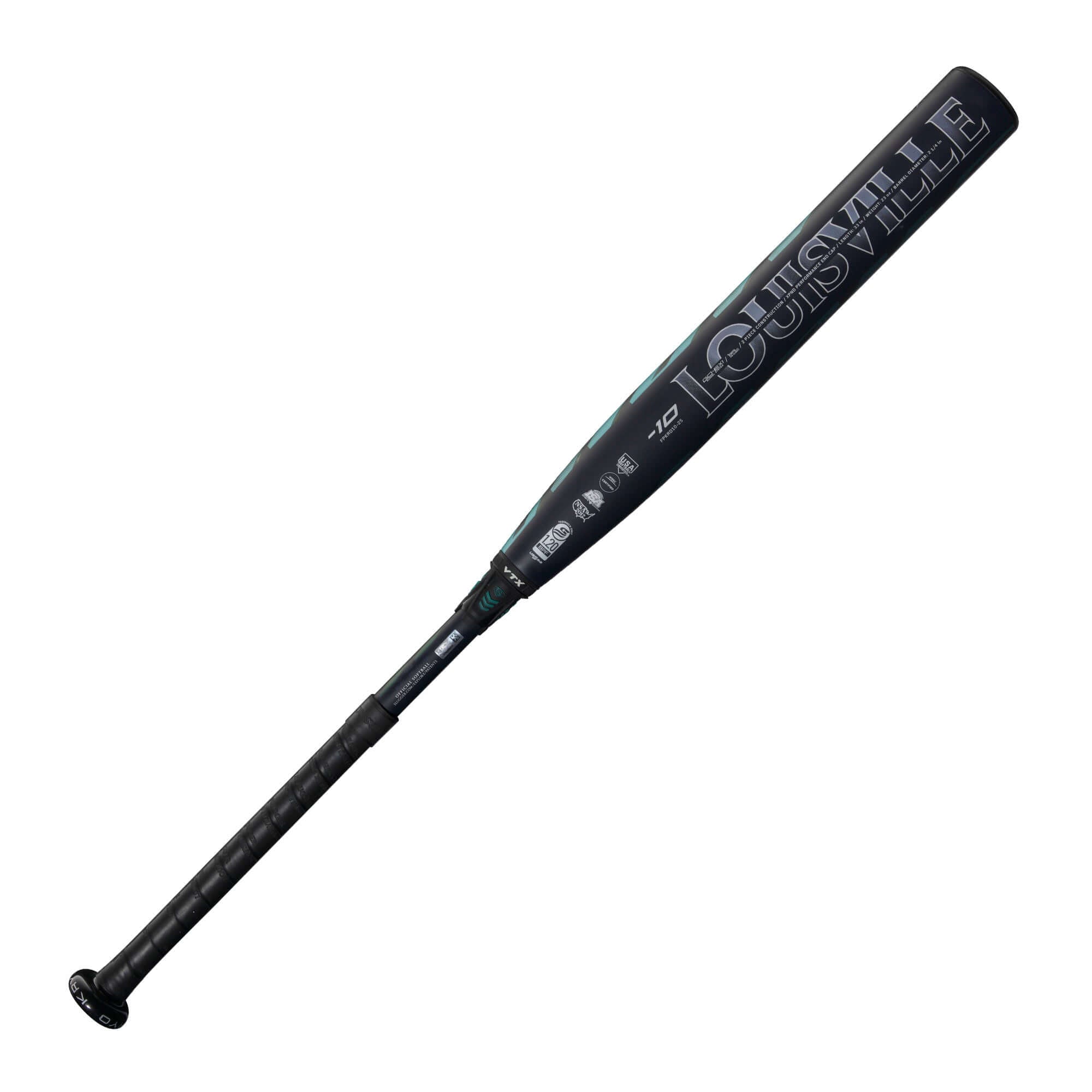 Louisville Slugger Kryo 2025 Fastpitch Bat -10 showcasing the sleek design and advanced barrel technology for optimal performance.