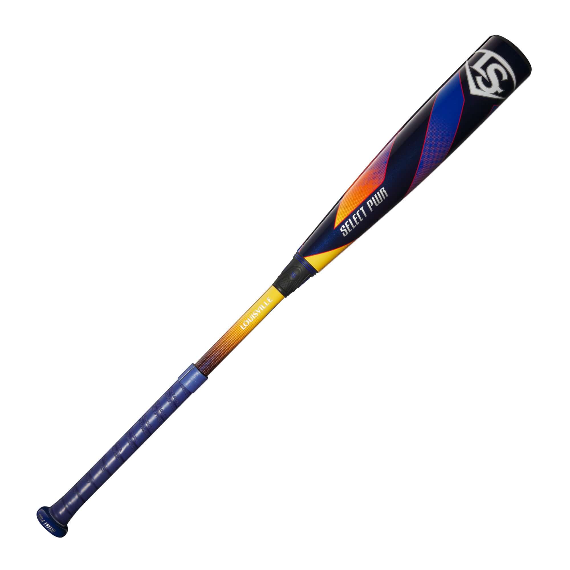 Louisville Slugger Select PWR 2025 USA (-10) baseball bat with dynamic alloy barrel and composite handle.